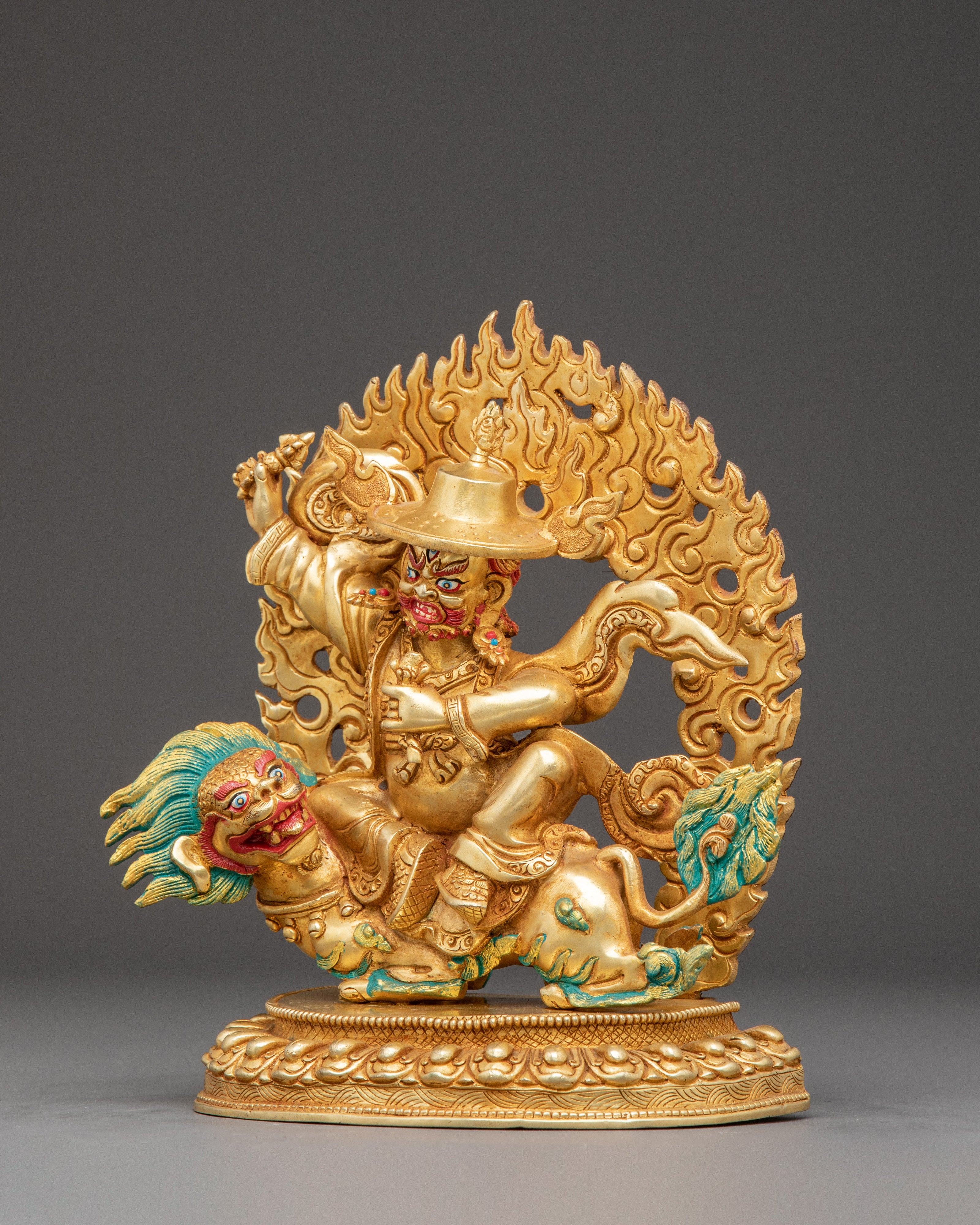 Himalayan Droje Legpa Statue | Traditional Tibetan Sculpture