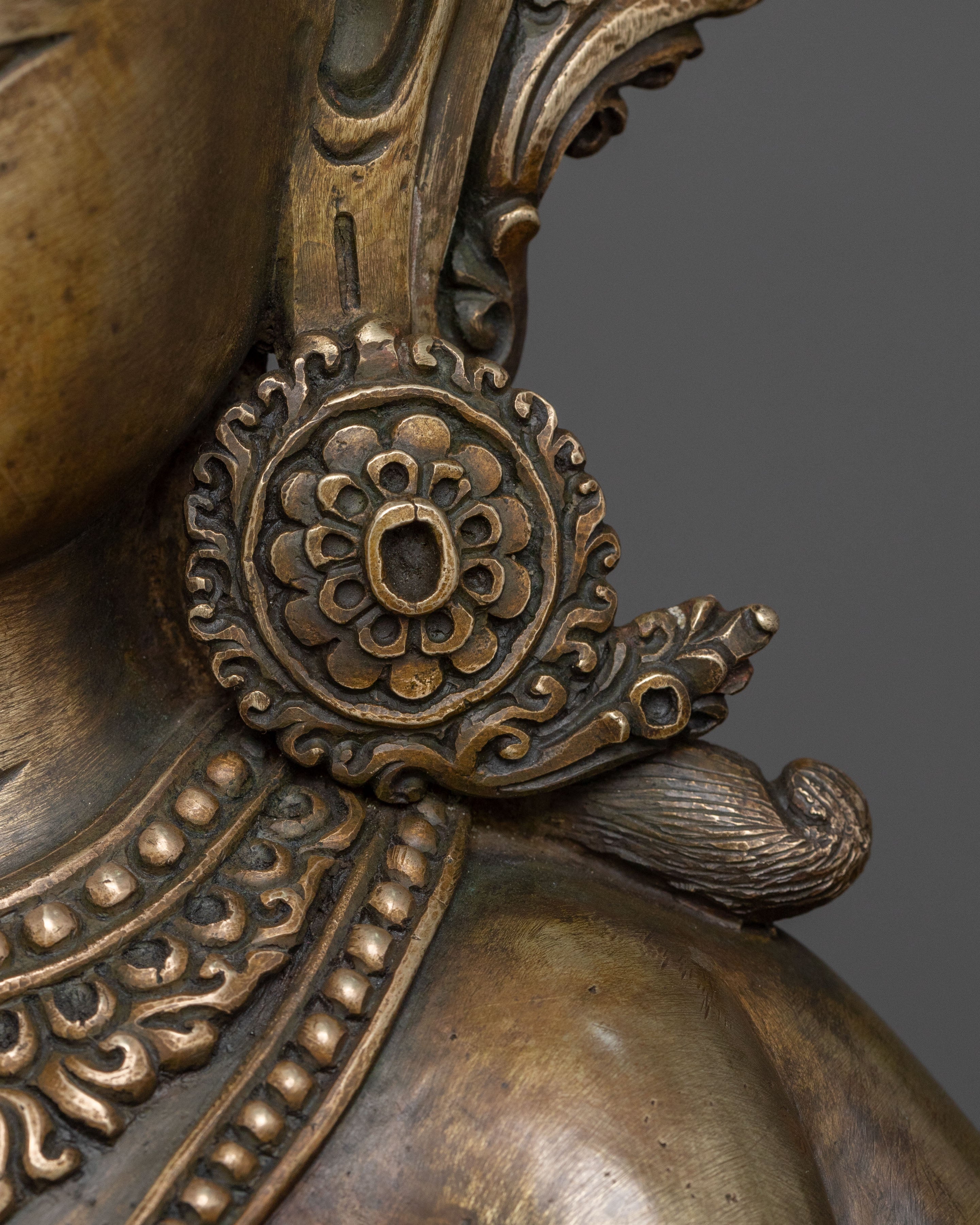 Maha Manjushri and Green Tara Statue Set | Altar Decor