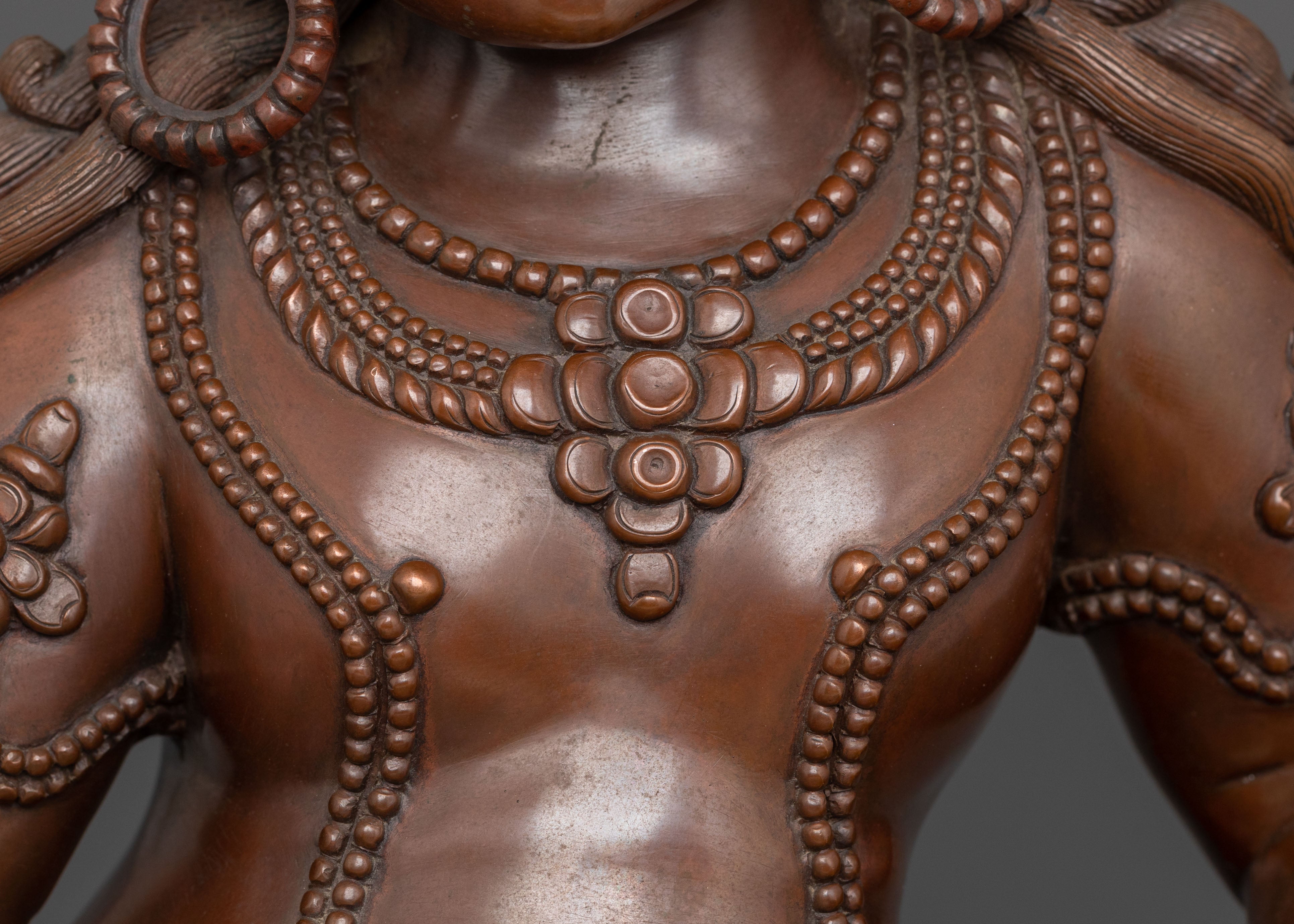 Handmade Dzambhala Statue | Tibetan Buddhist Figurine