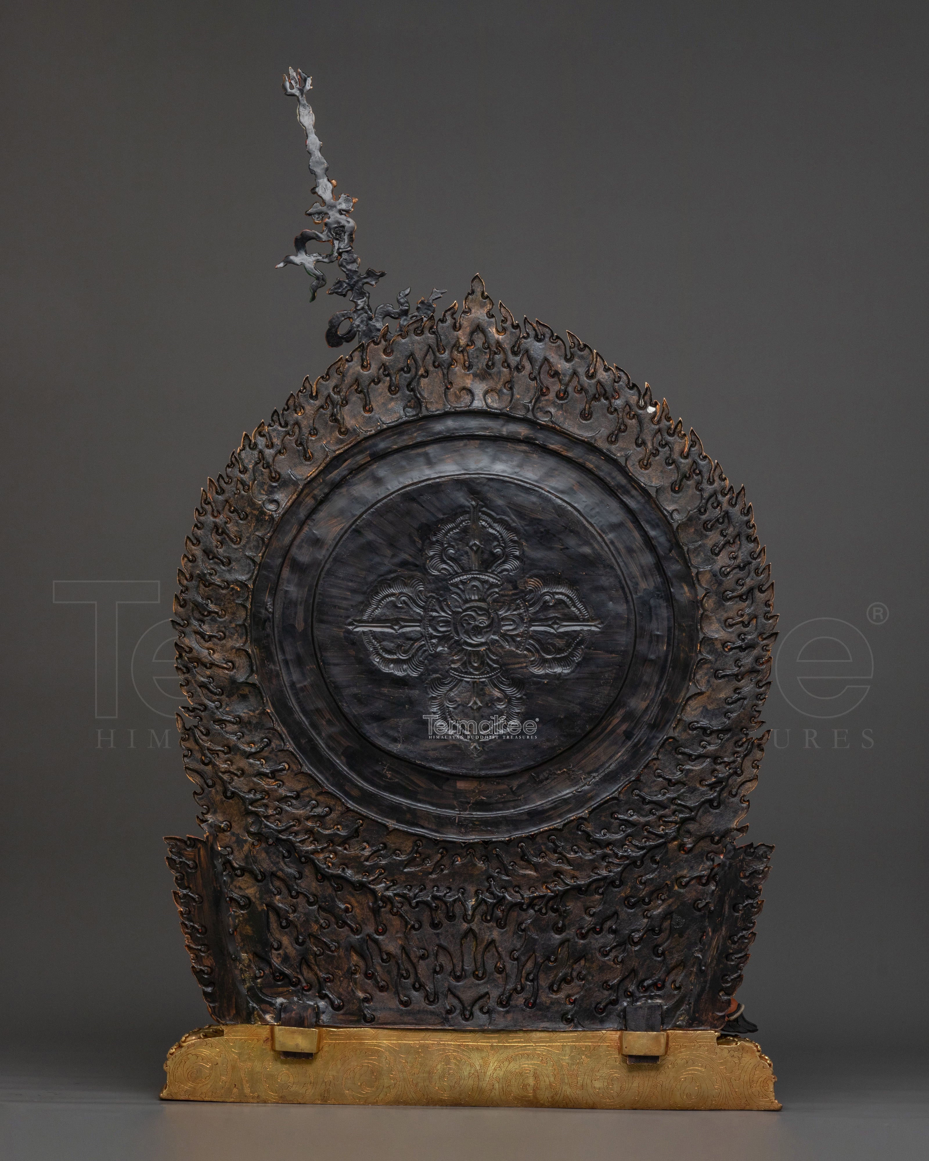Handcrafted Wrathful Vajrayogini Statue | Tibetan Buddhist Dakini Sculpture