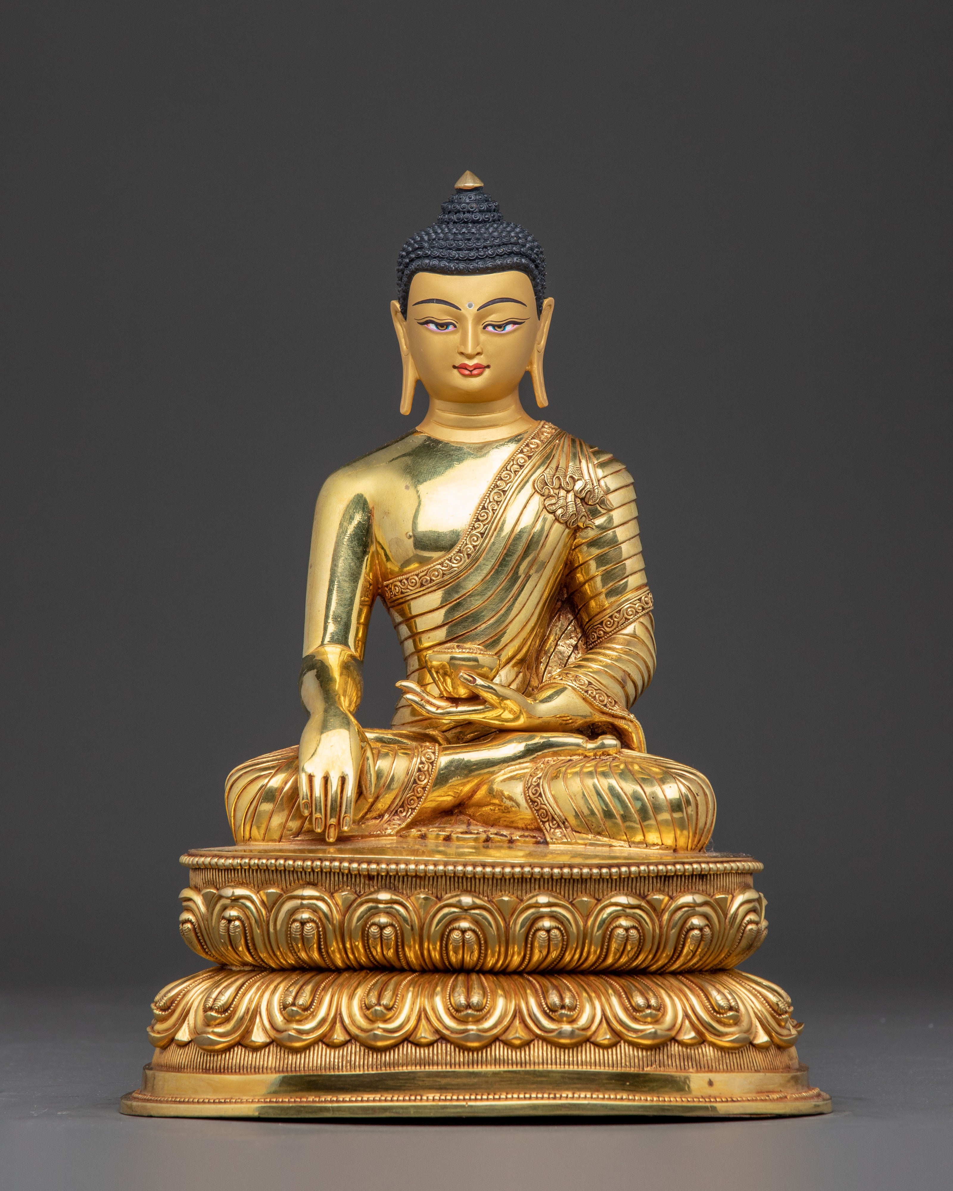 Radiant Three Buddha Statue Set | Shakyamuni, Amitabha, & Medicine Buddha