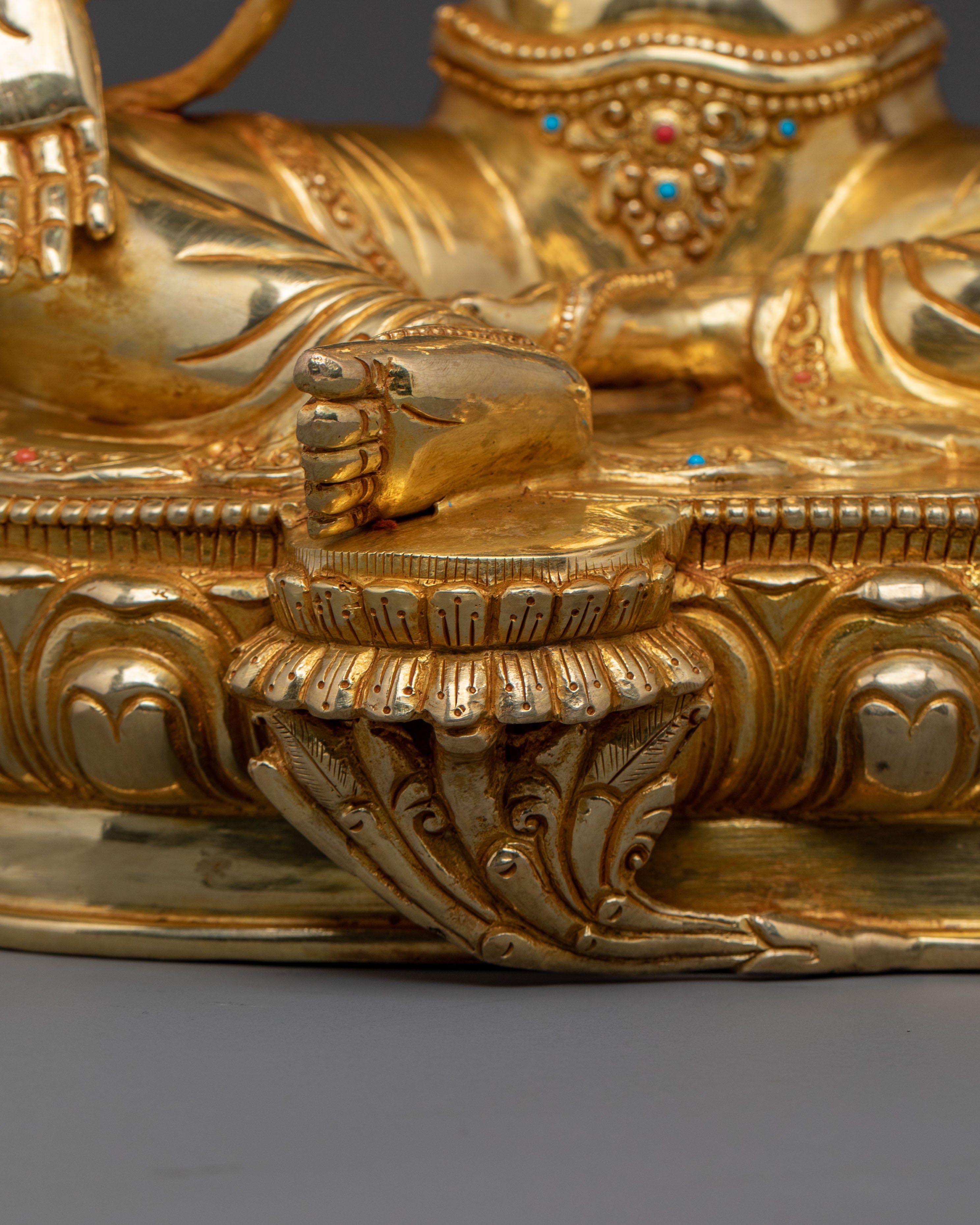 Handcrafted Green Tara Copper Statue | Symbol of Compassion