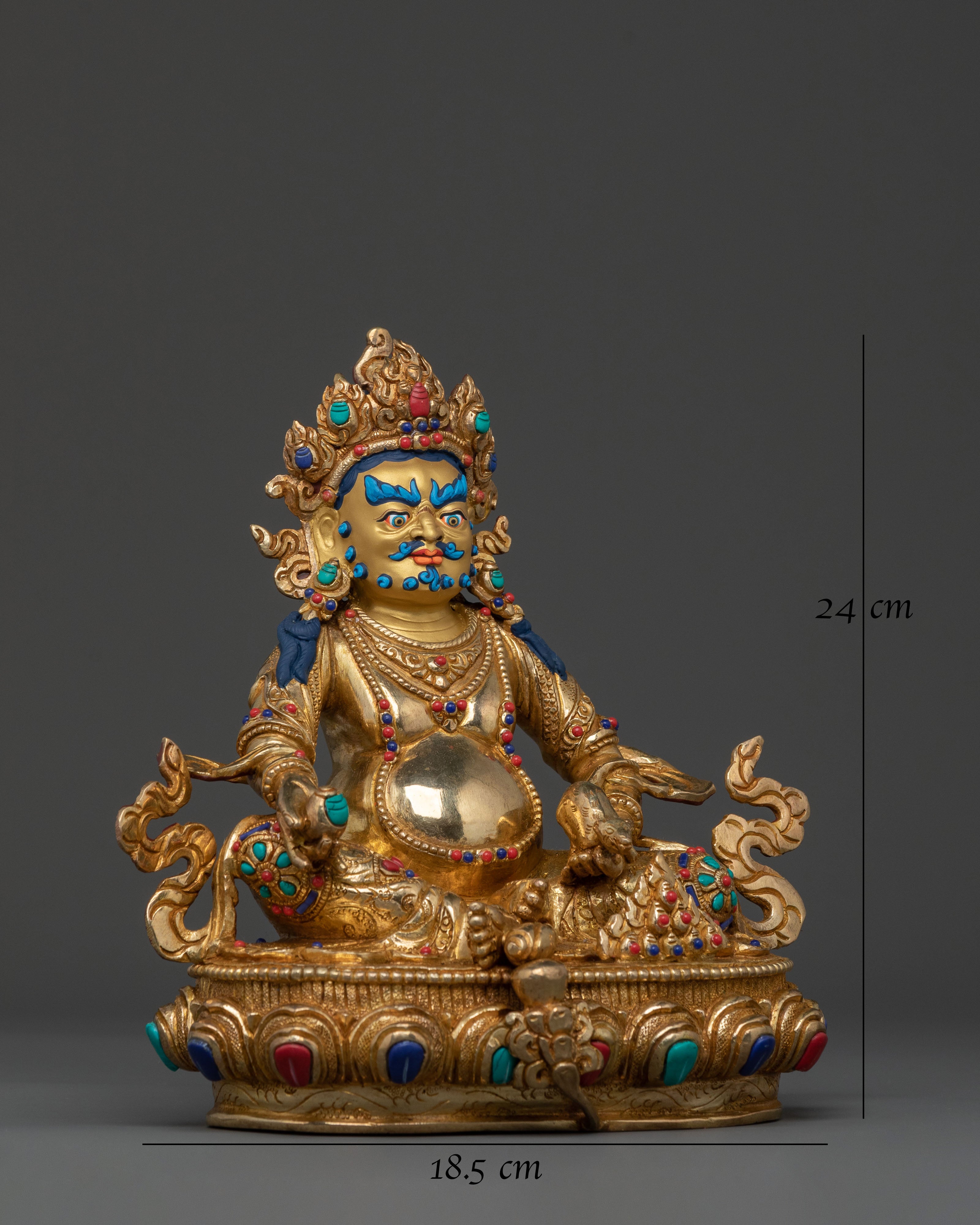 Dzambhala Abundance Wealth Blessing Statue
