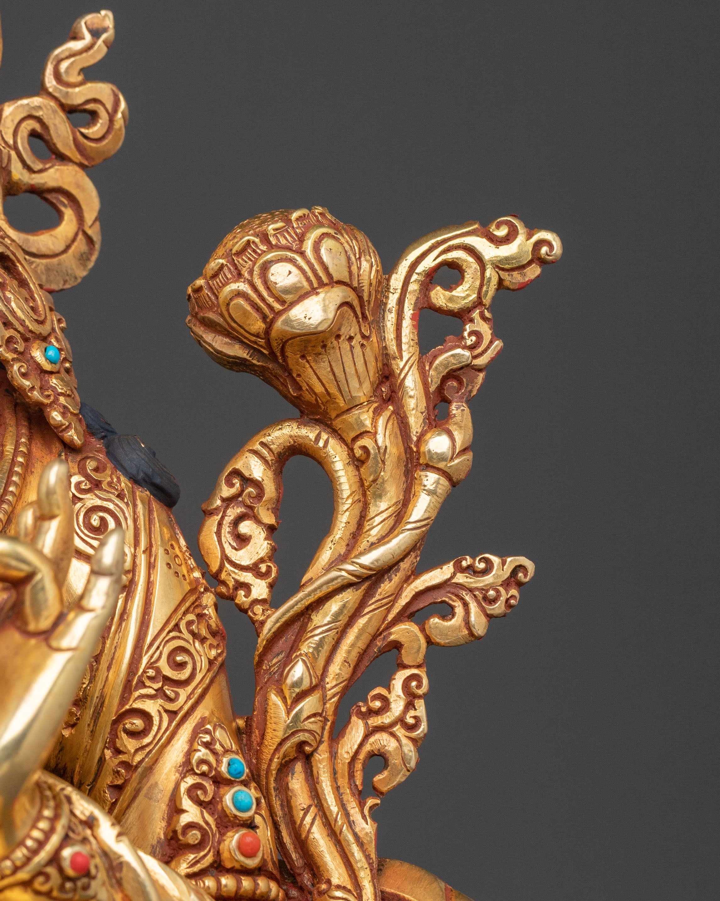 Green Tara Buddhist Protection Sculpture | Goddess of Swift Compassion