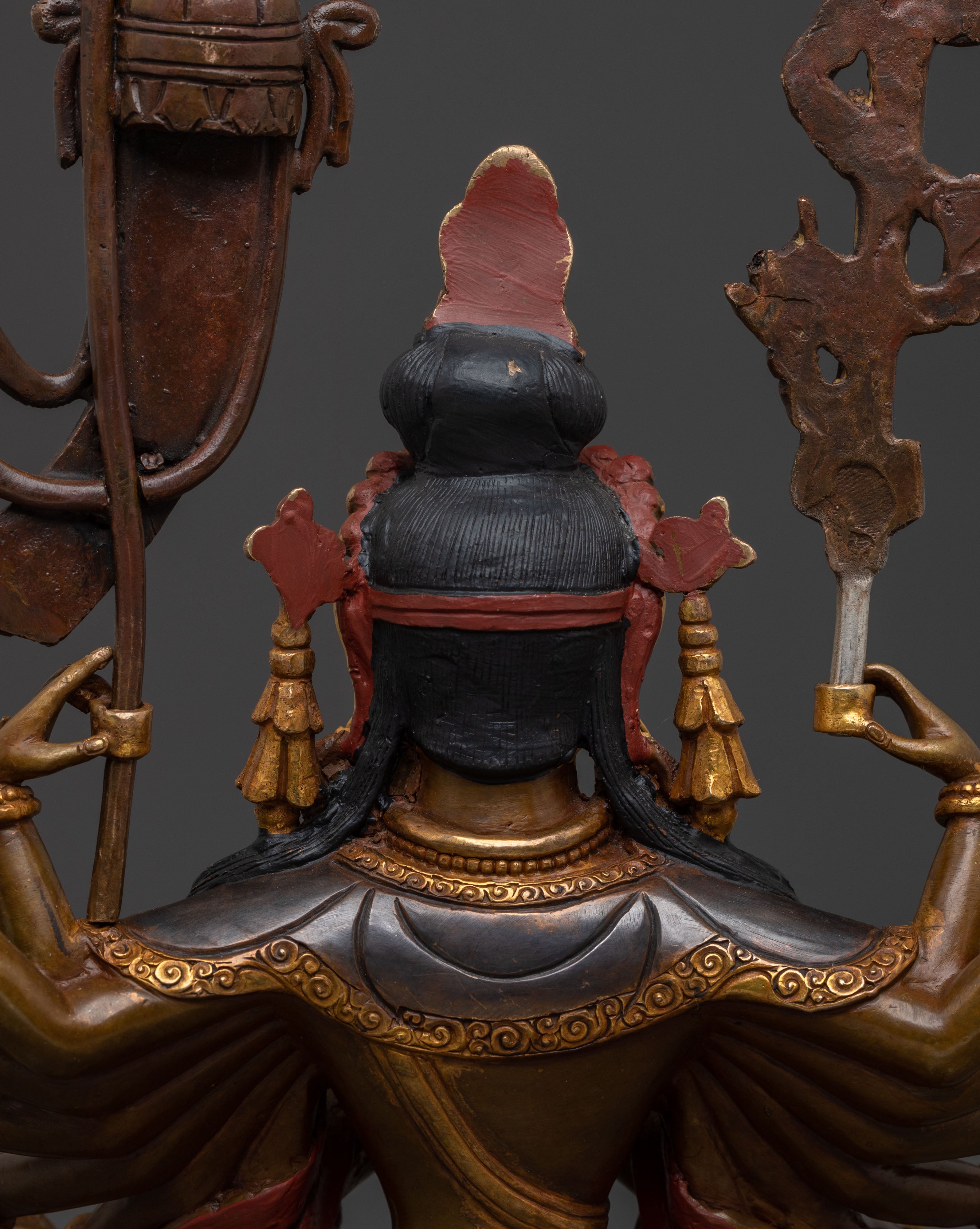Chundi Spiritual Statue | Oxidized Copper Figure