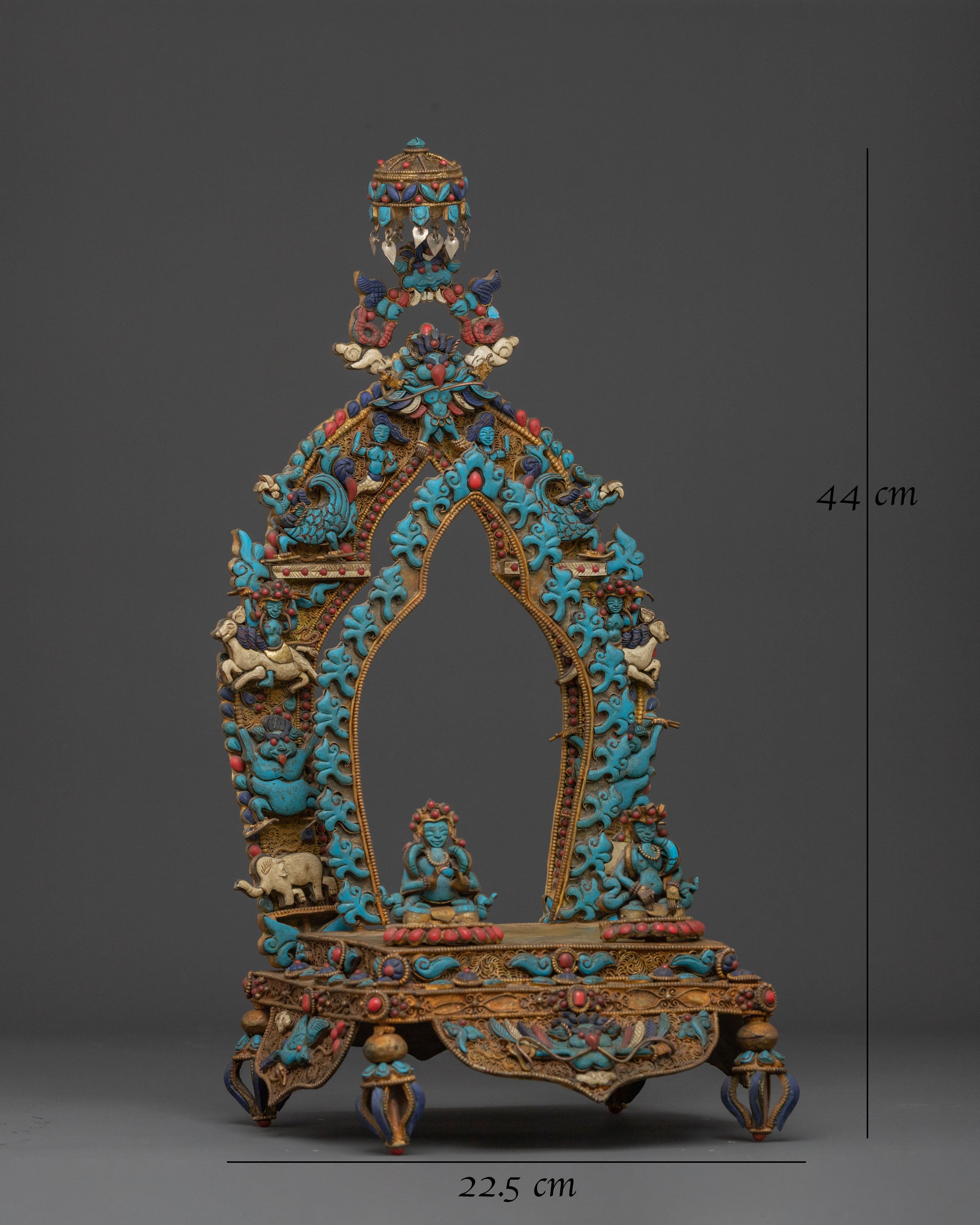 Handmade Sacred Throne | Himalayan Spiritual Altar