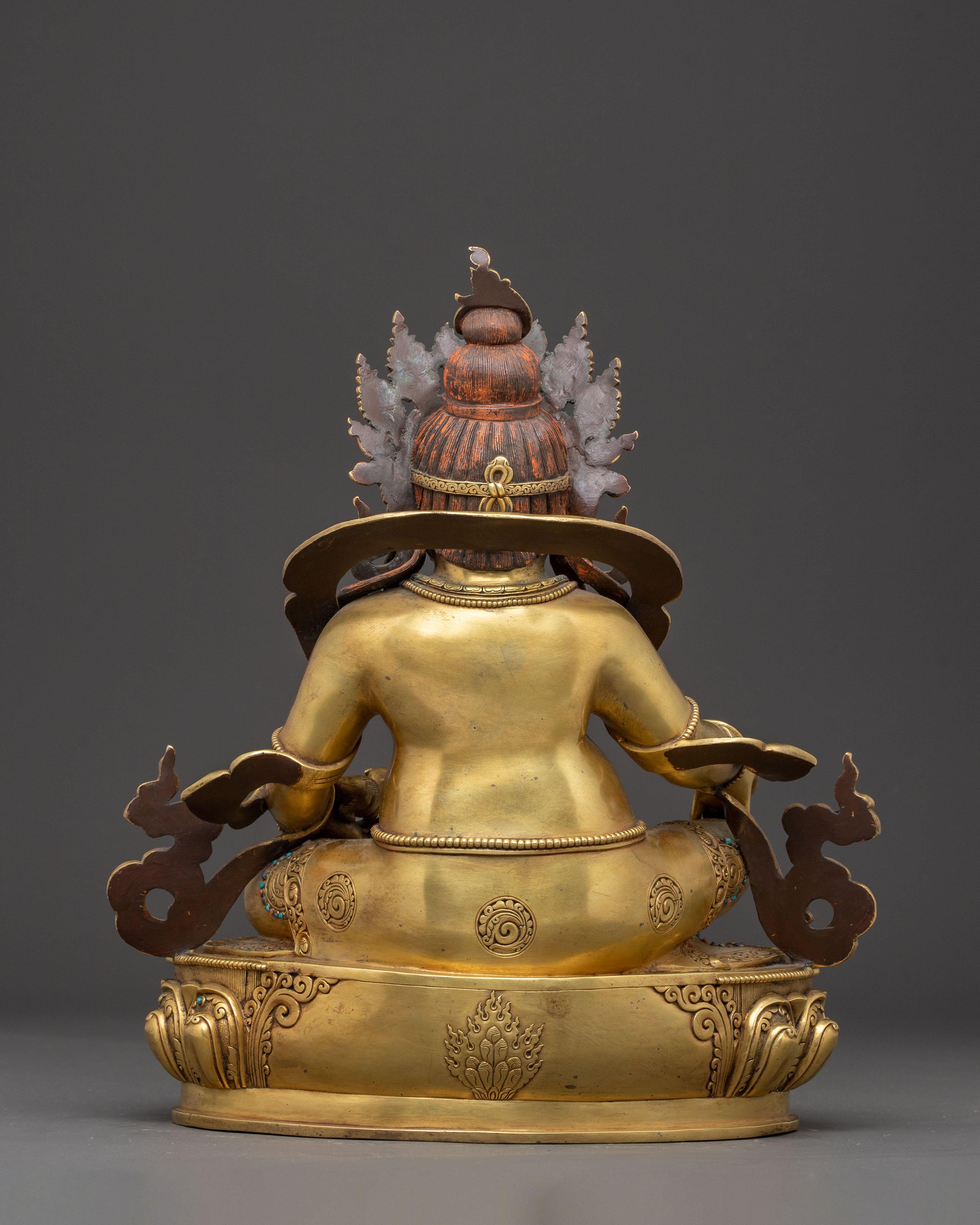 Handmade Figurine of Wealth Icon Dzambhala | Abundance Deity