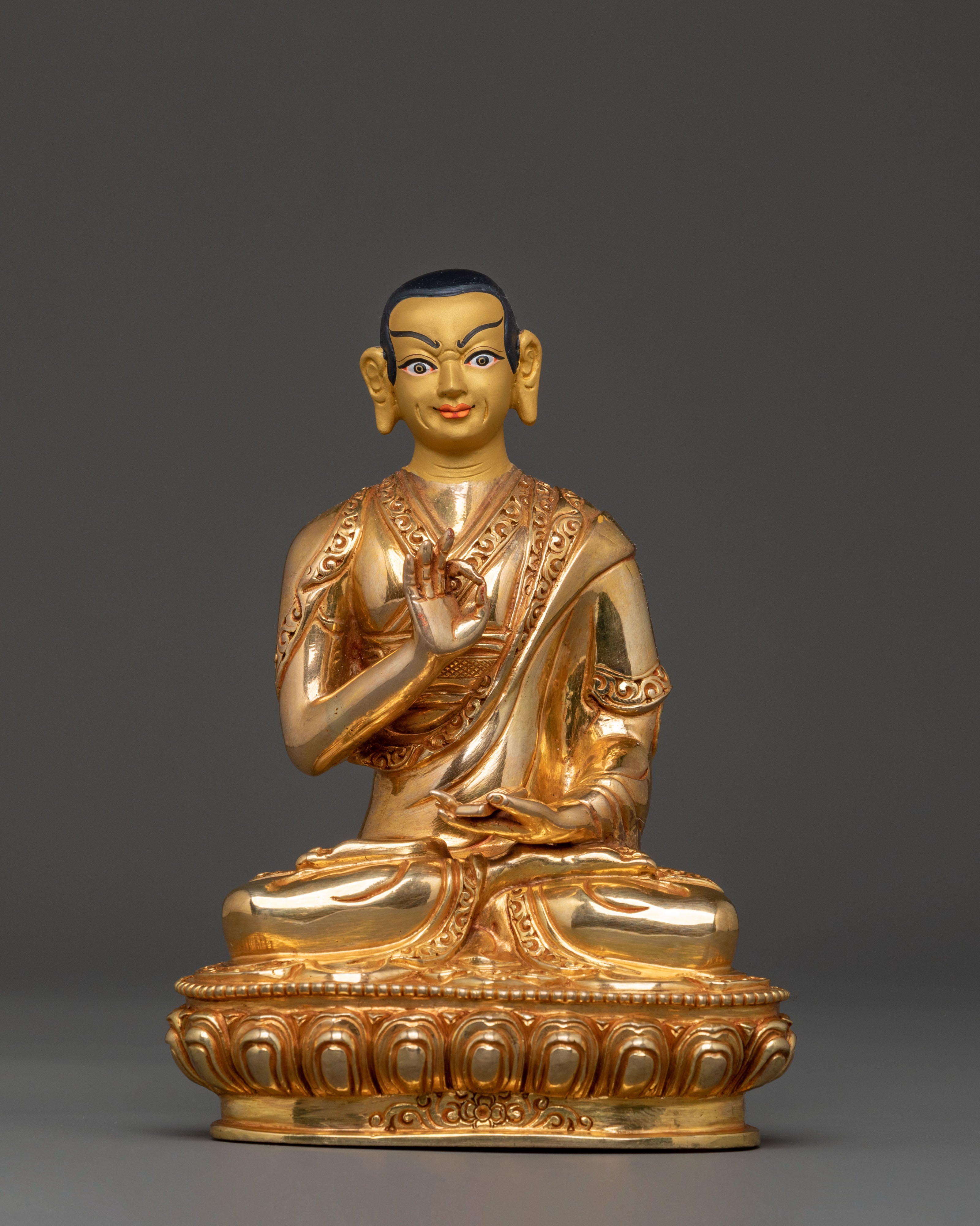 Tsongkhapa with Disciples Statue Set
