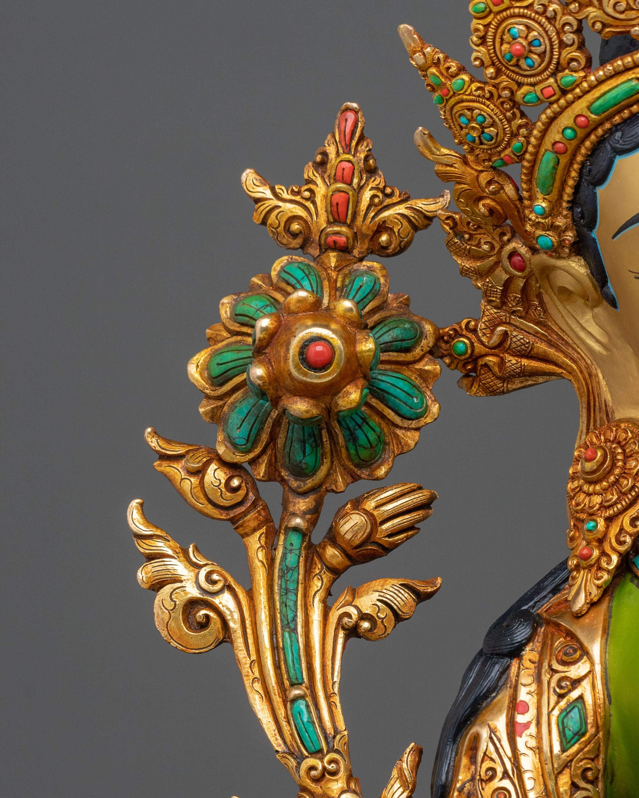 Green Tara Sacred Statue | Made in Nepal