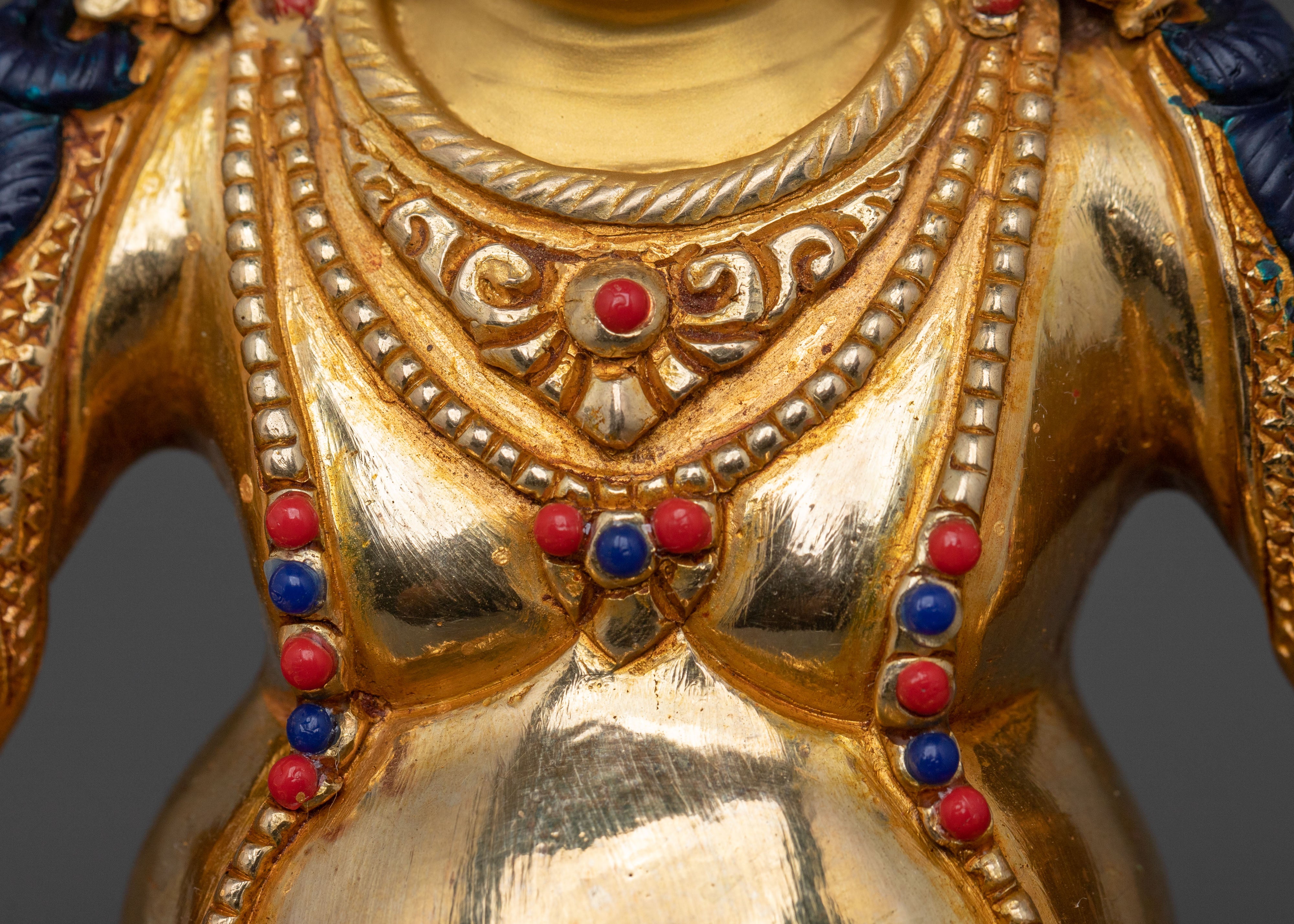Dzambhala Tibetan Wealth Guardian Statue