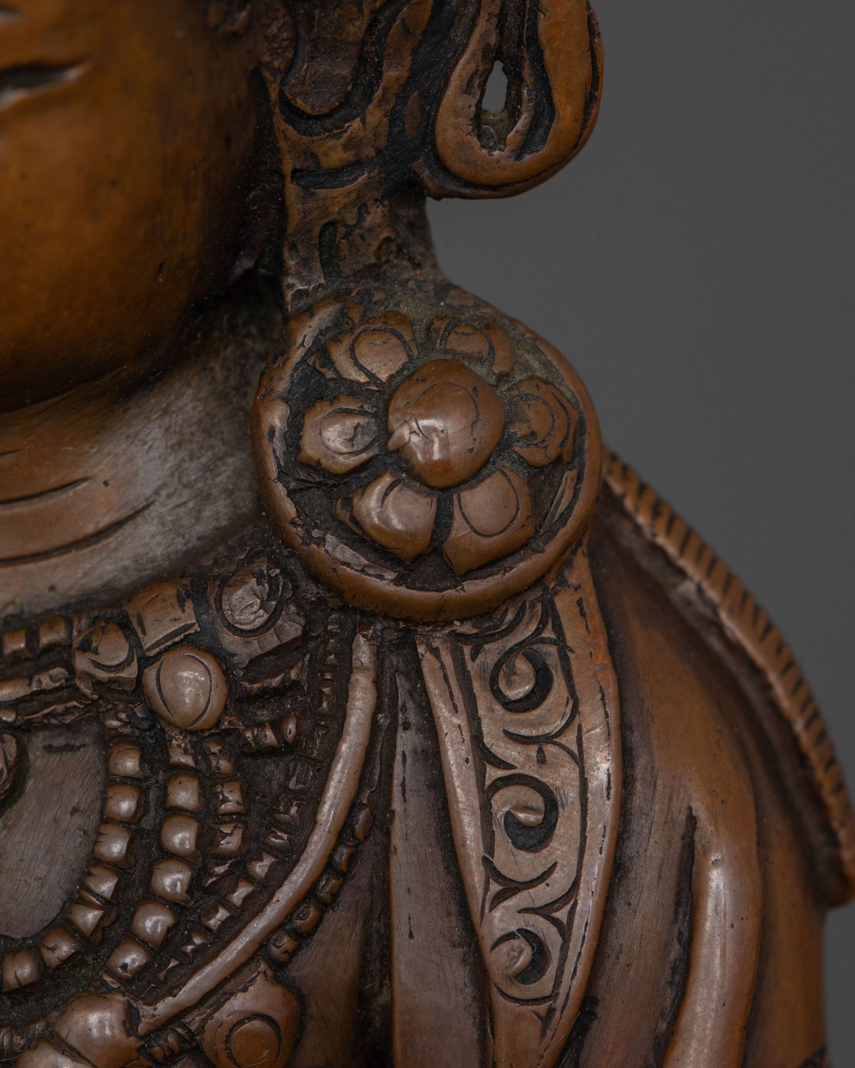 Hand Carved Mitrugpa Statue | Himalayan Altar Decor