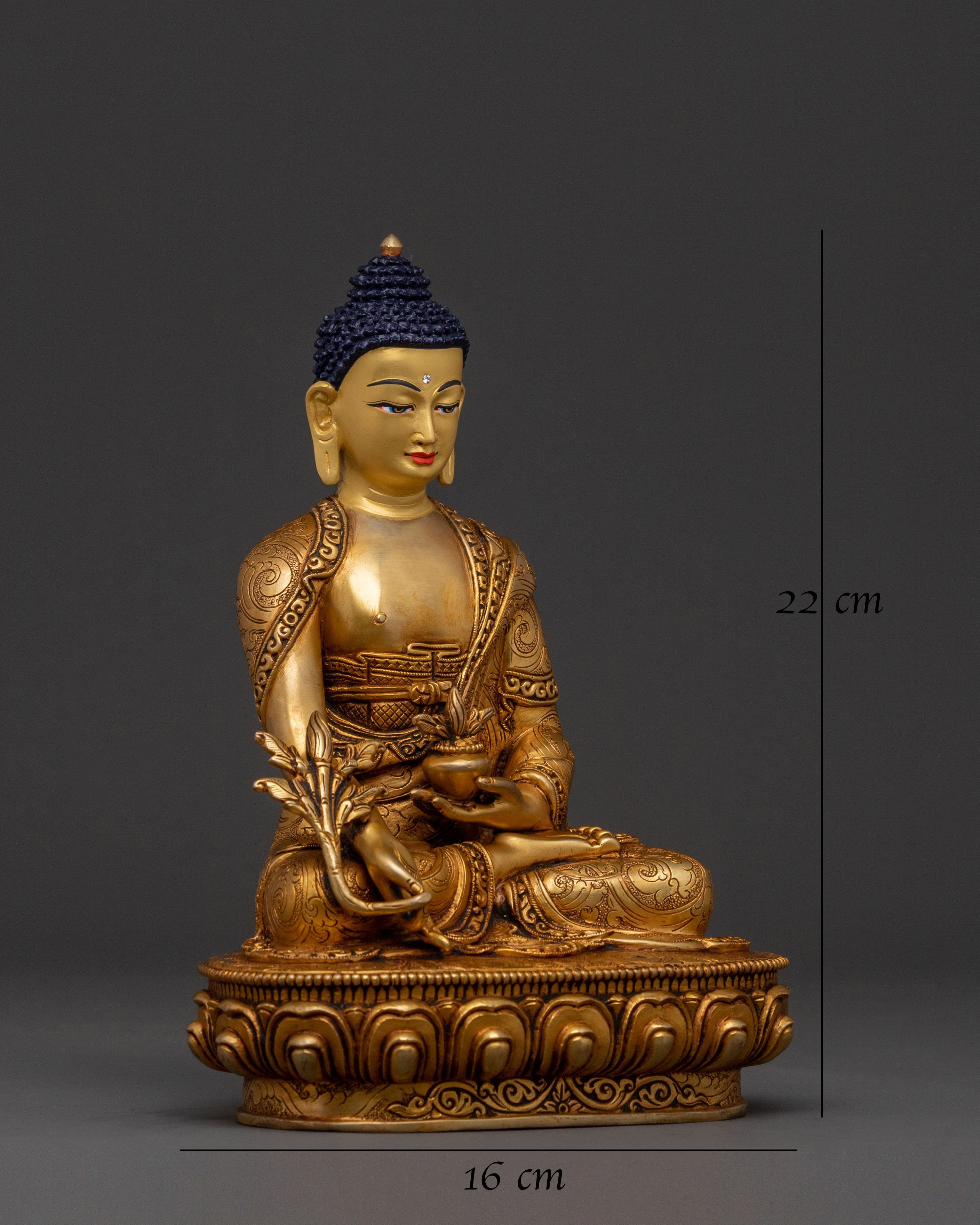 Healer Medicine Buddha Spiritual Statue for Altar