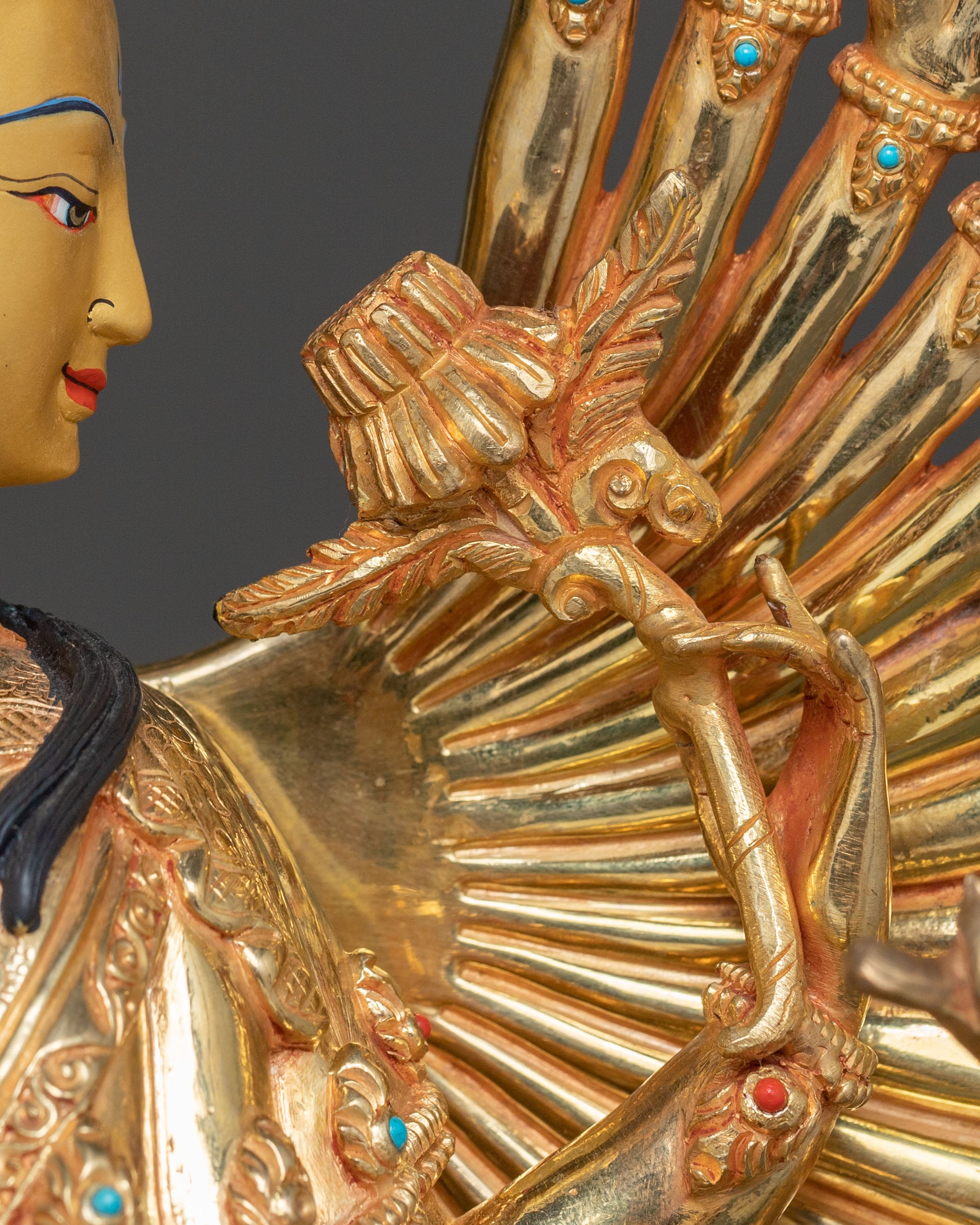 Thousand Armed Chenrezig Sacred Statue
