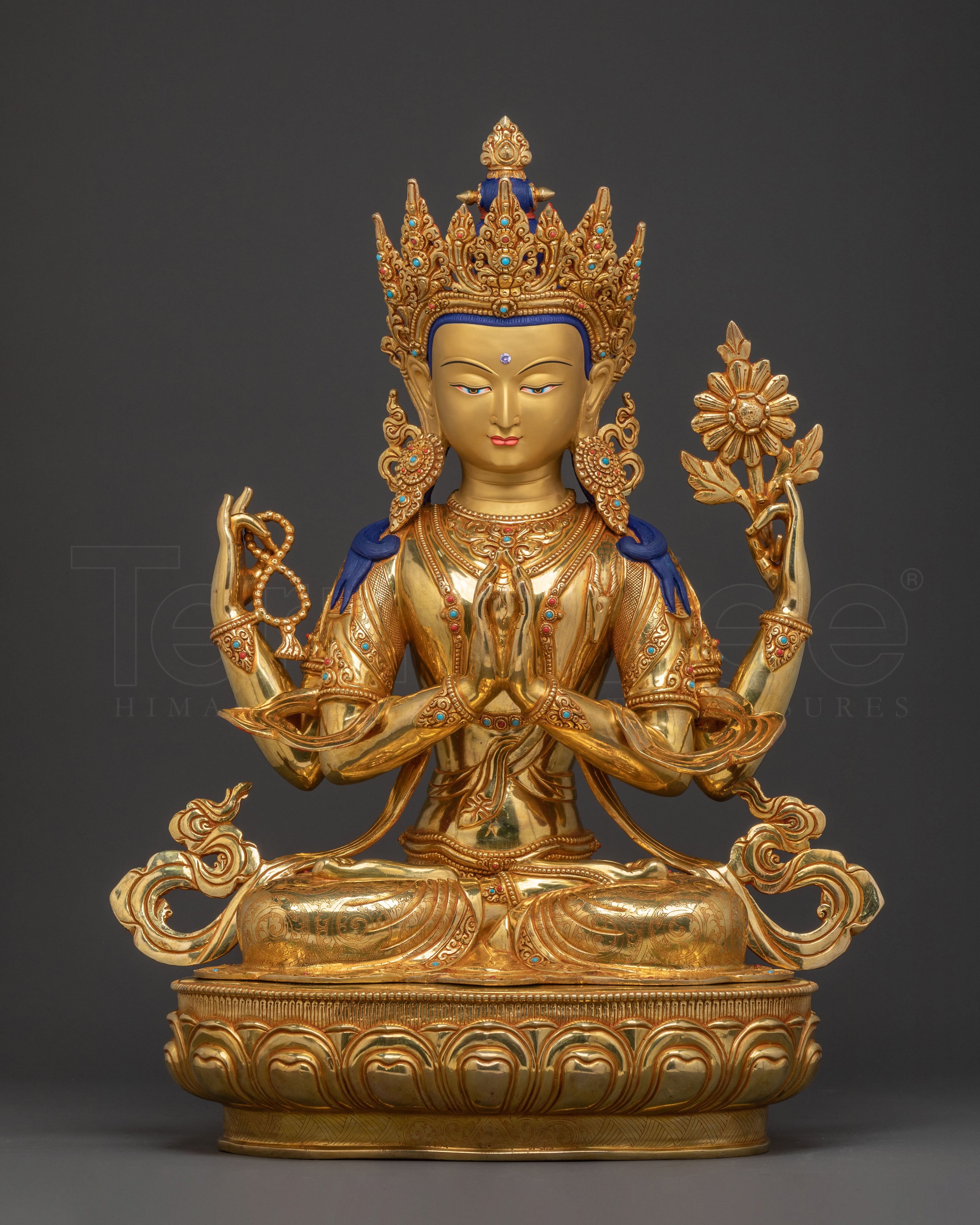 embodiment of compassion chenrezig statue