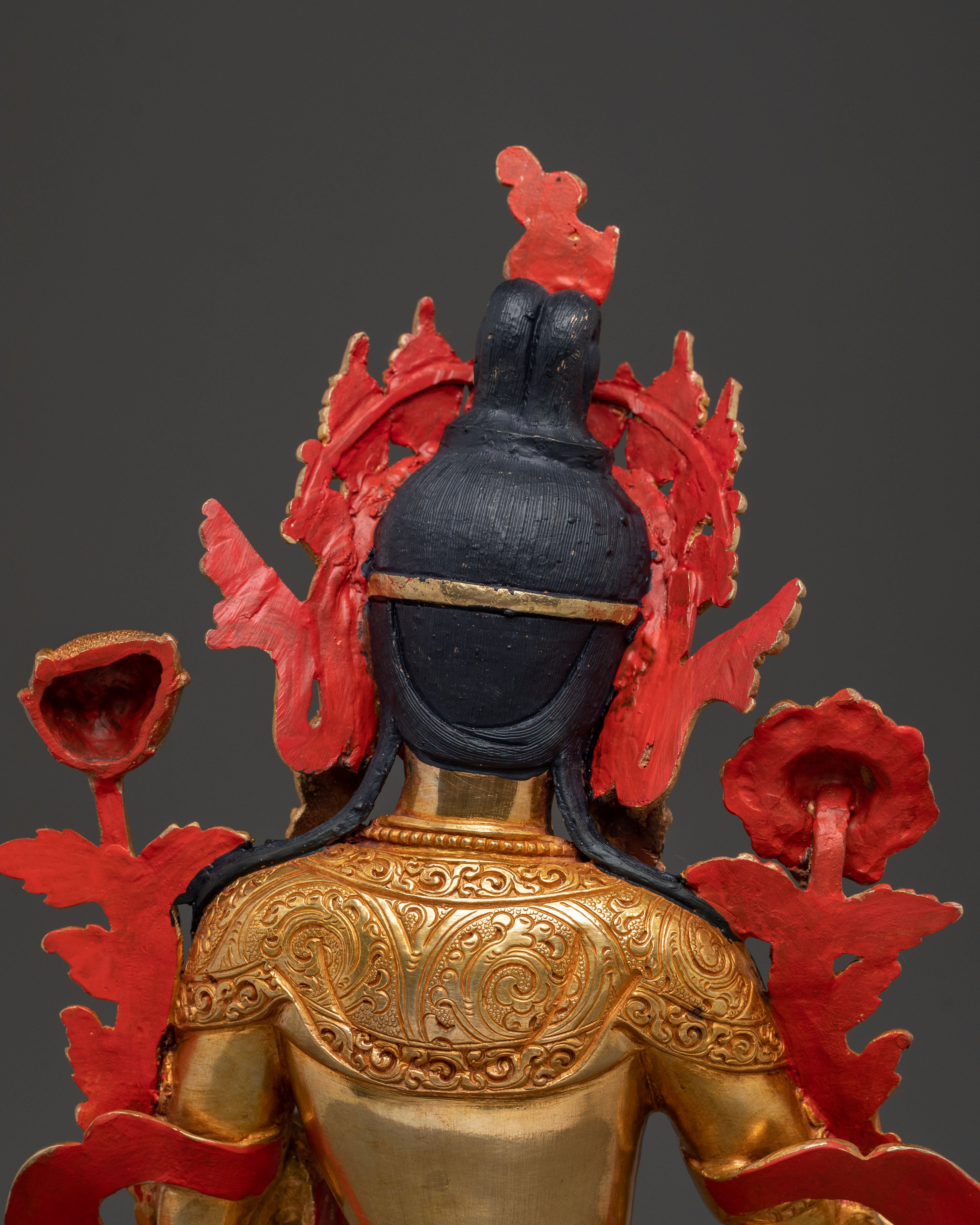 Green Tara Serene Buddhist Deity Statue | Symbol of Compassion