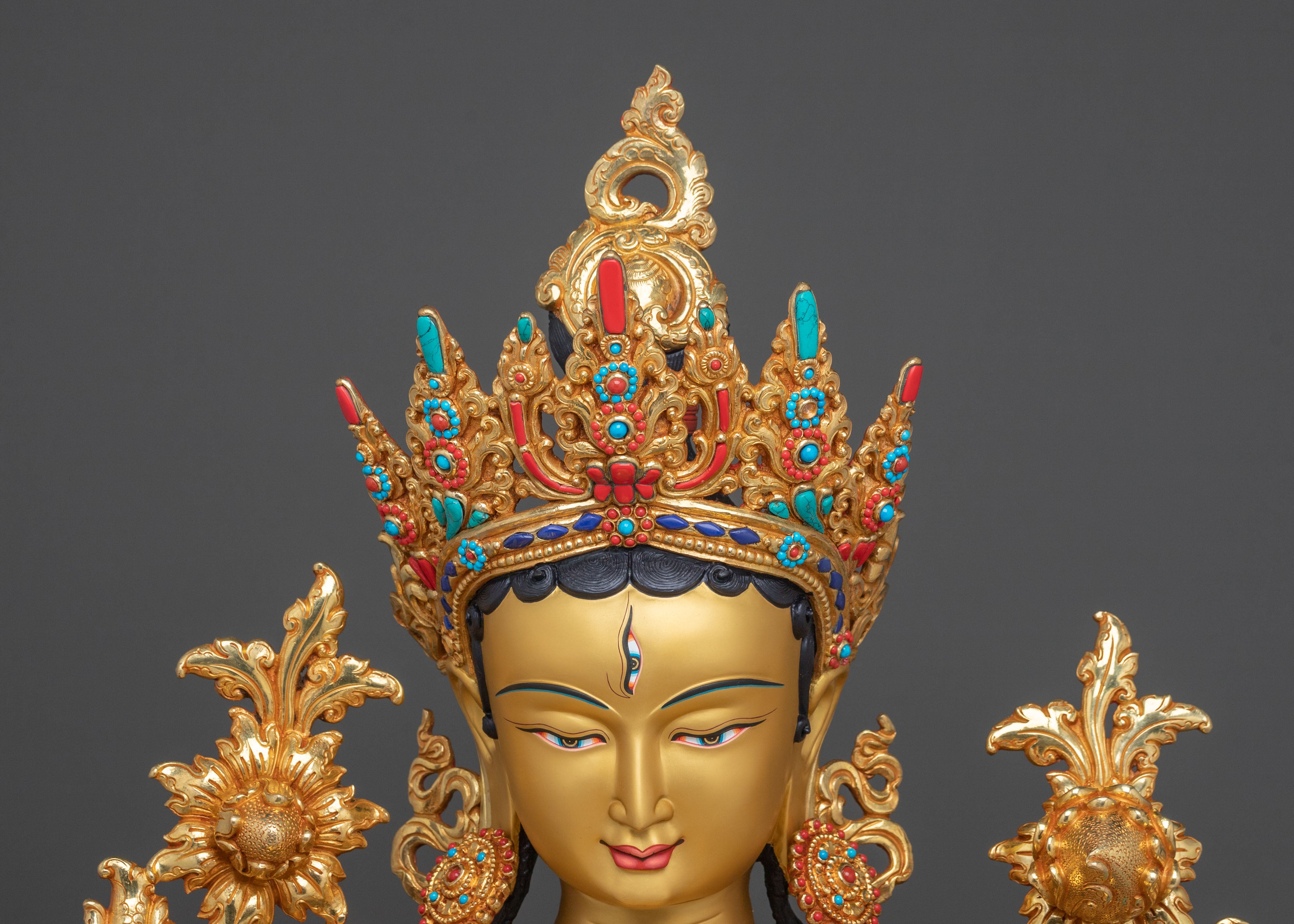 Radiant Sapta Locana Tara Statue | Buddhist Home Decor