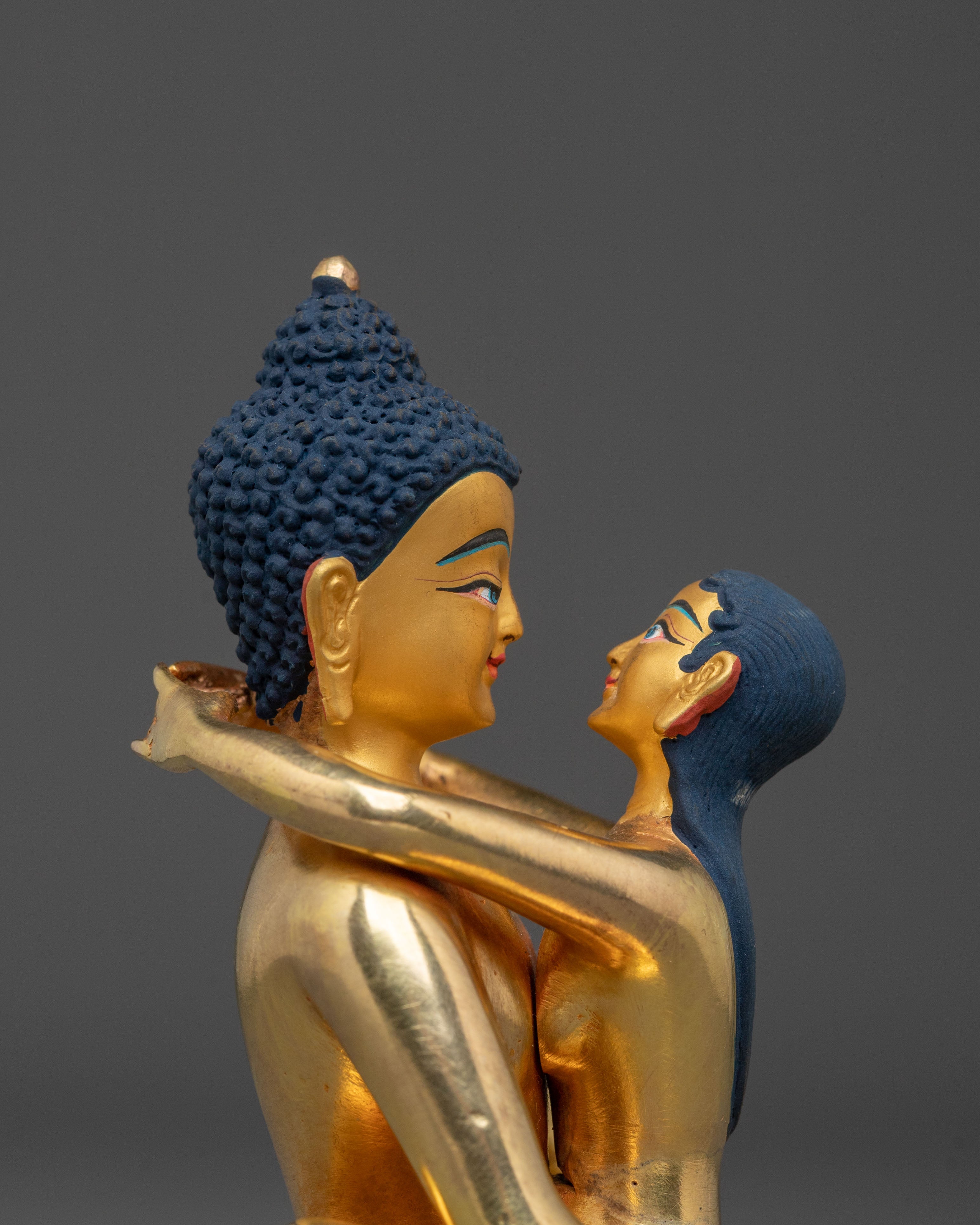 Samantabhadra with Consort Statue | Buddhist Decor