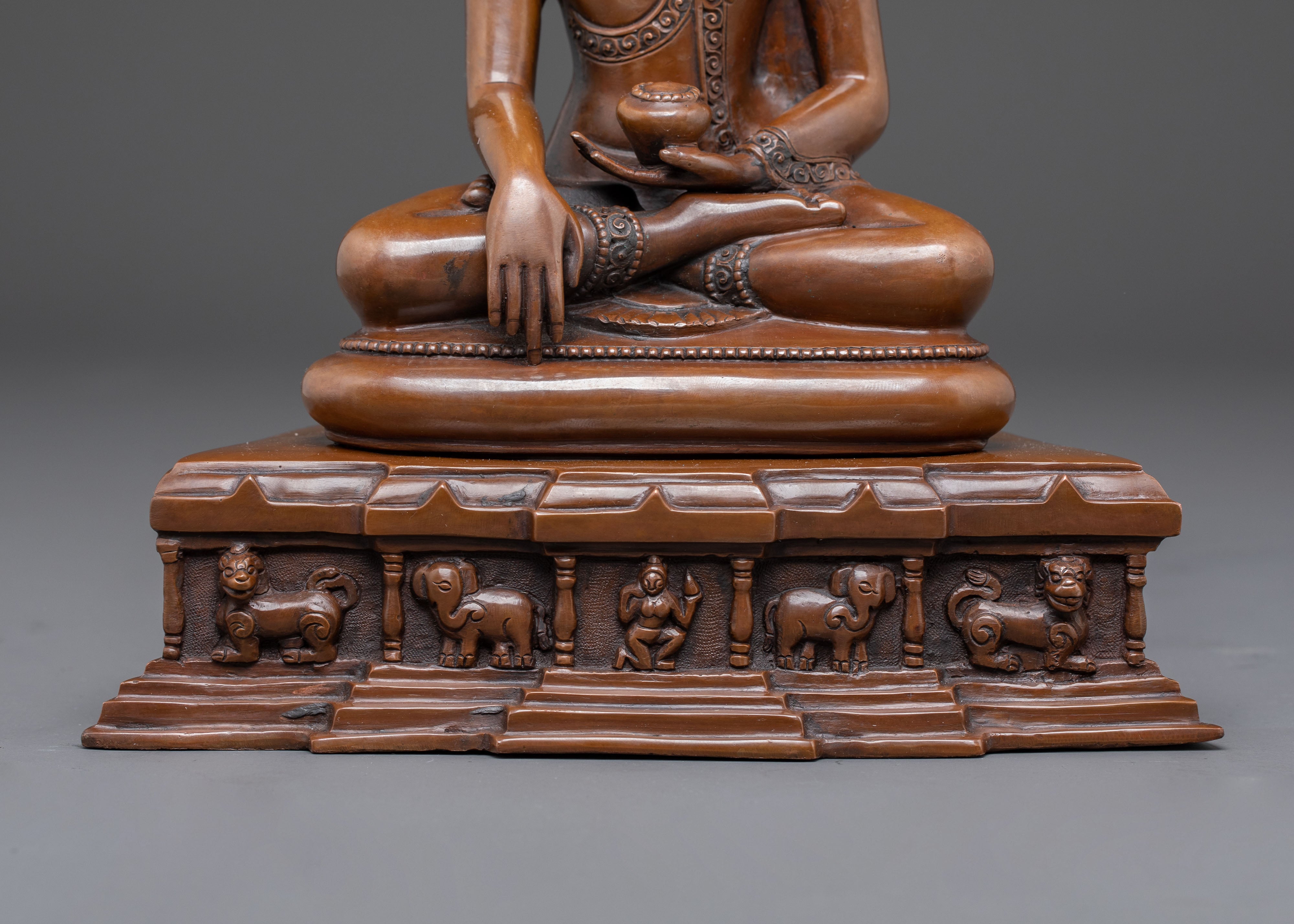 Sacred Copper Statue of Gautama Buddha | Historical Buddha