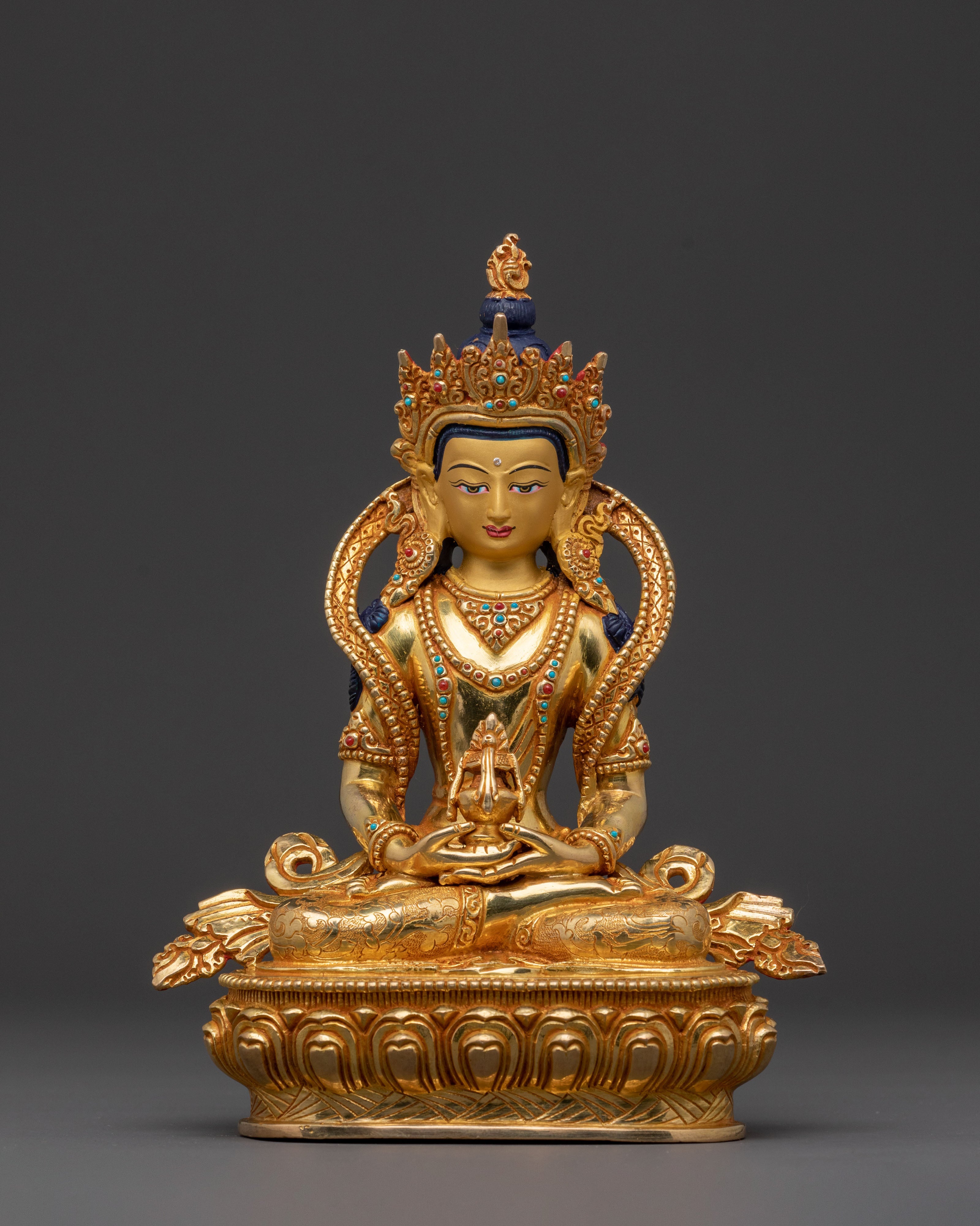 Amitayus Buddha Golden Statue