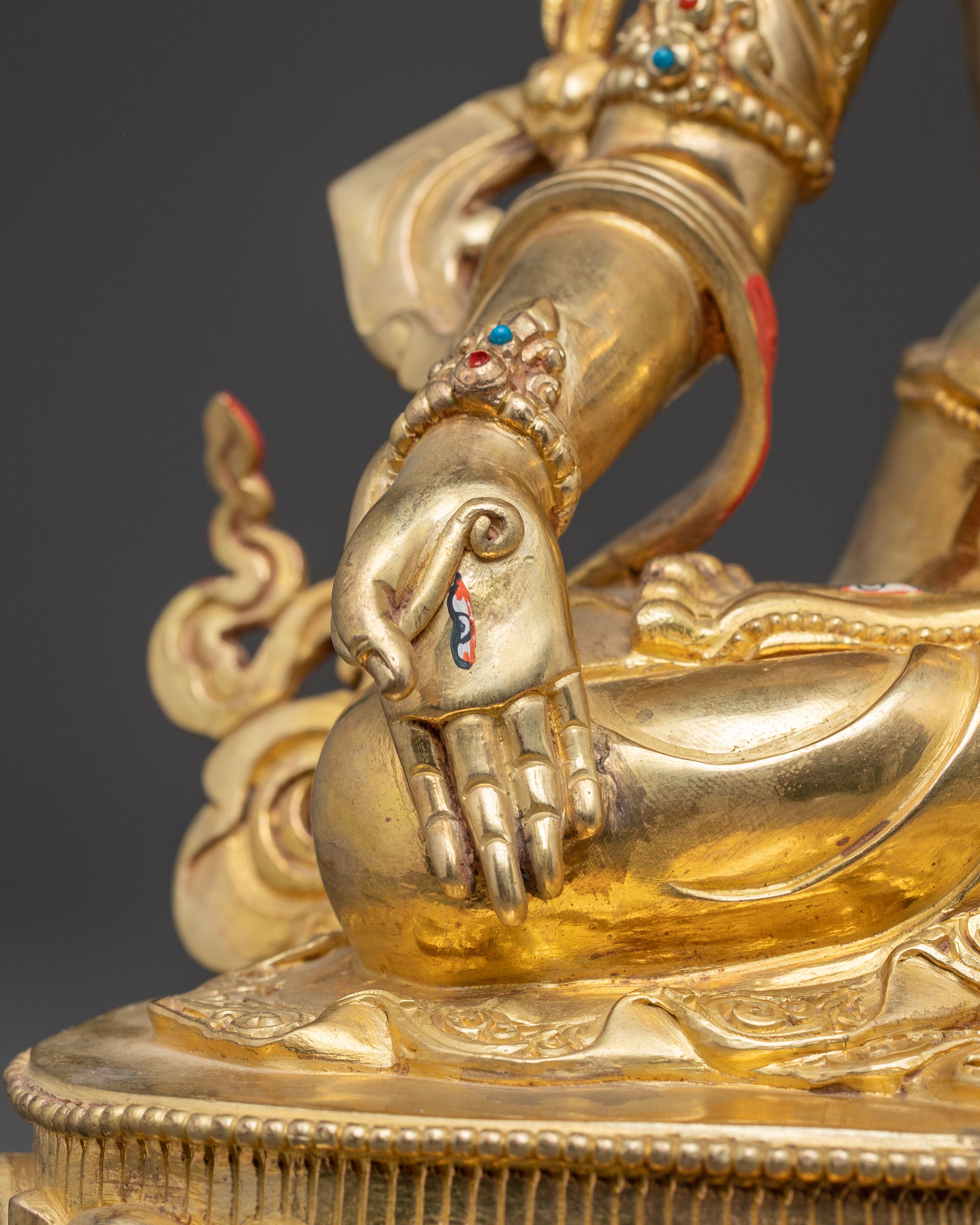 Divine Statue Of Seven Eyes White Tara | Goddess of Compassion