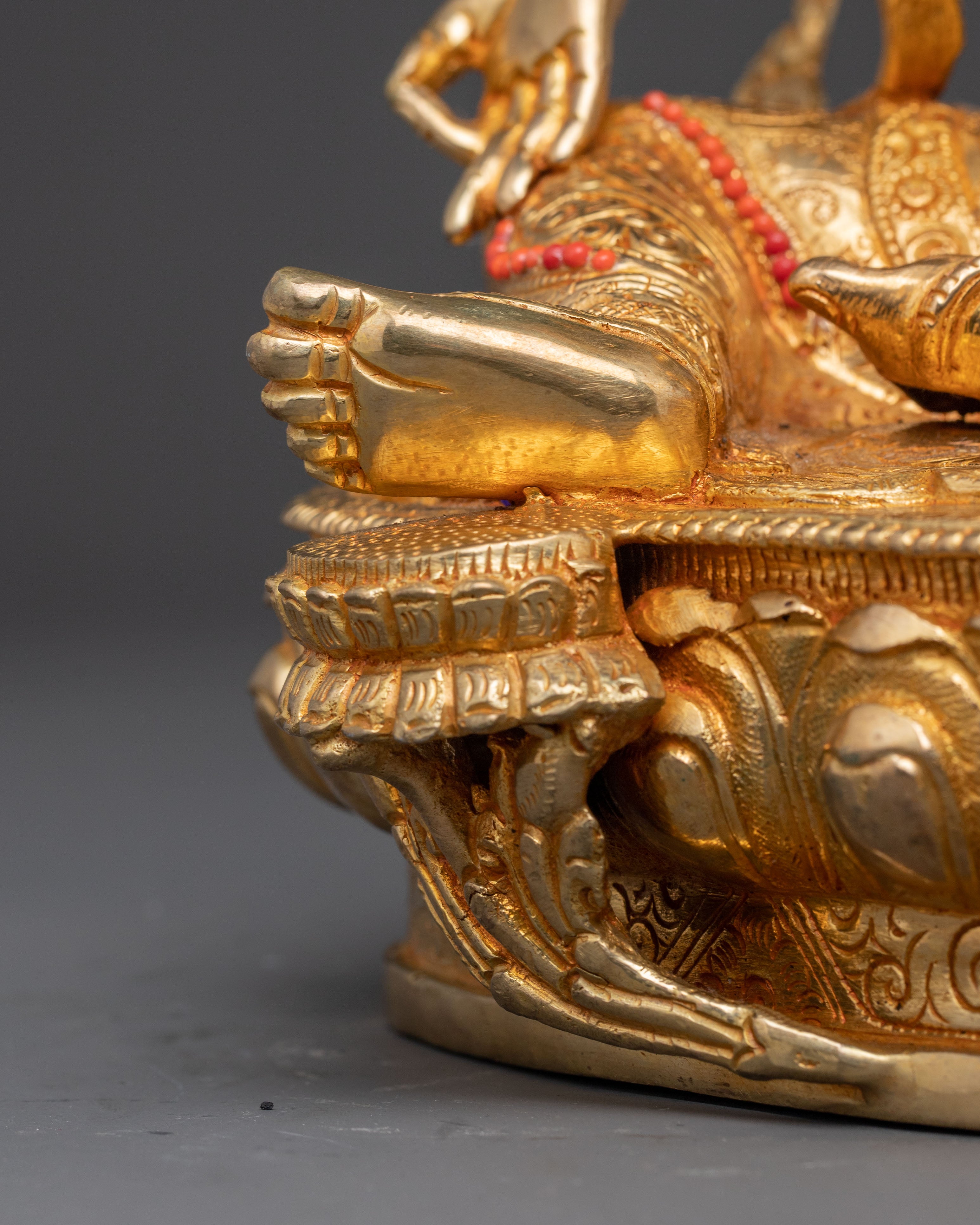 Handmade Copper Statue of Shyama Tara (Green Tara)