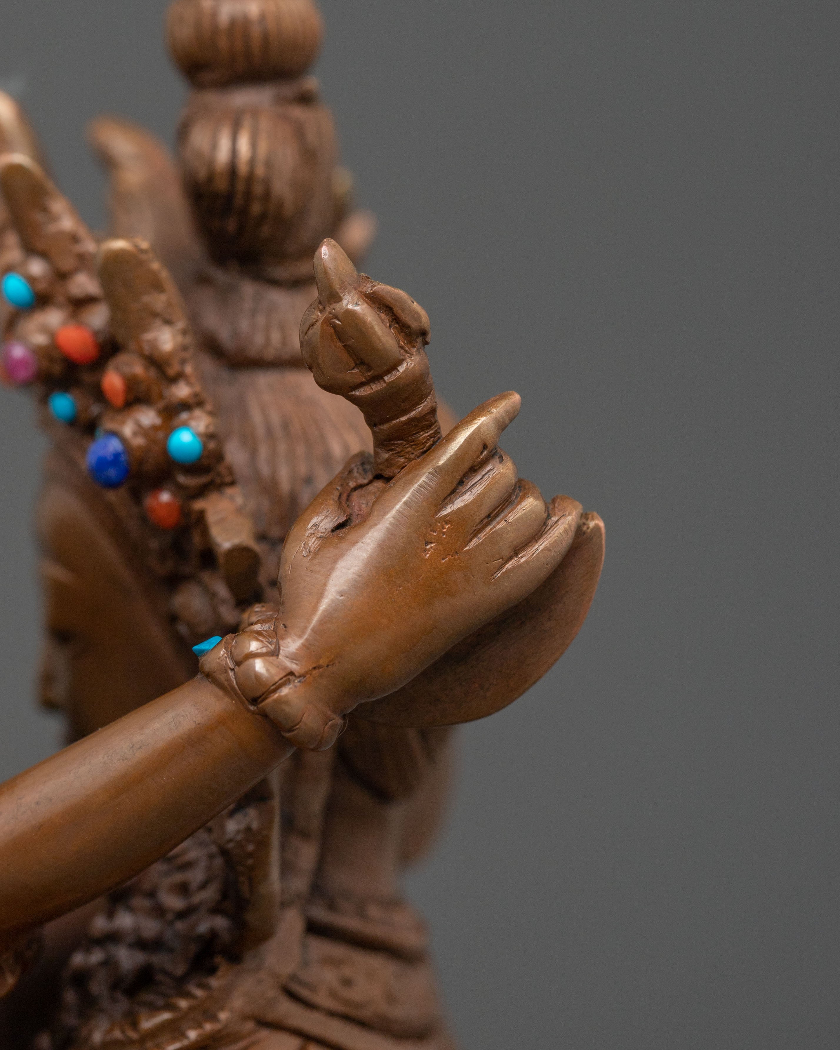 Vajrasattva Vajragarvi Statue: Sacred Union of Wisdom and Purification
