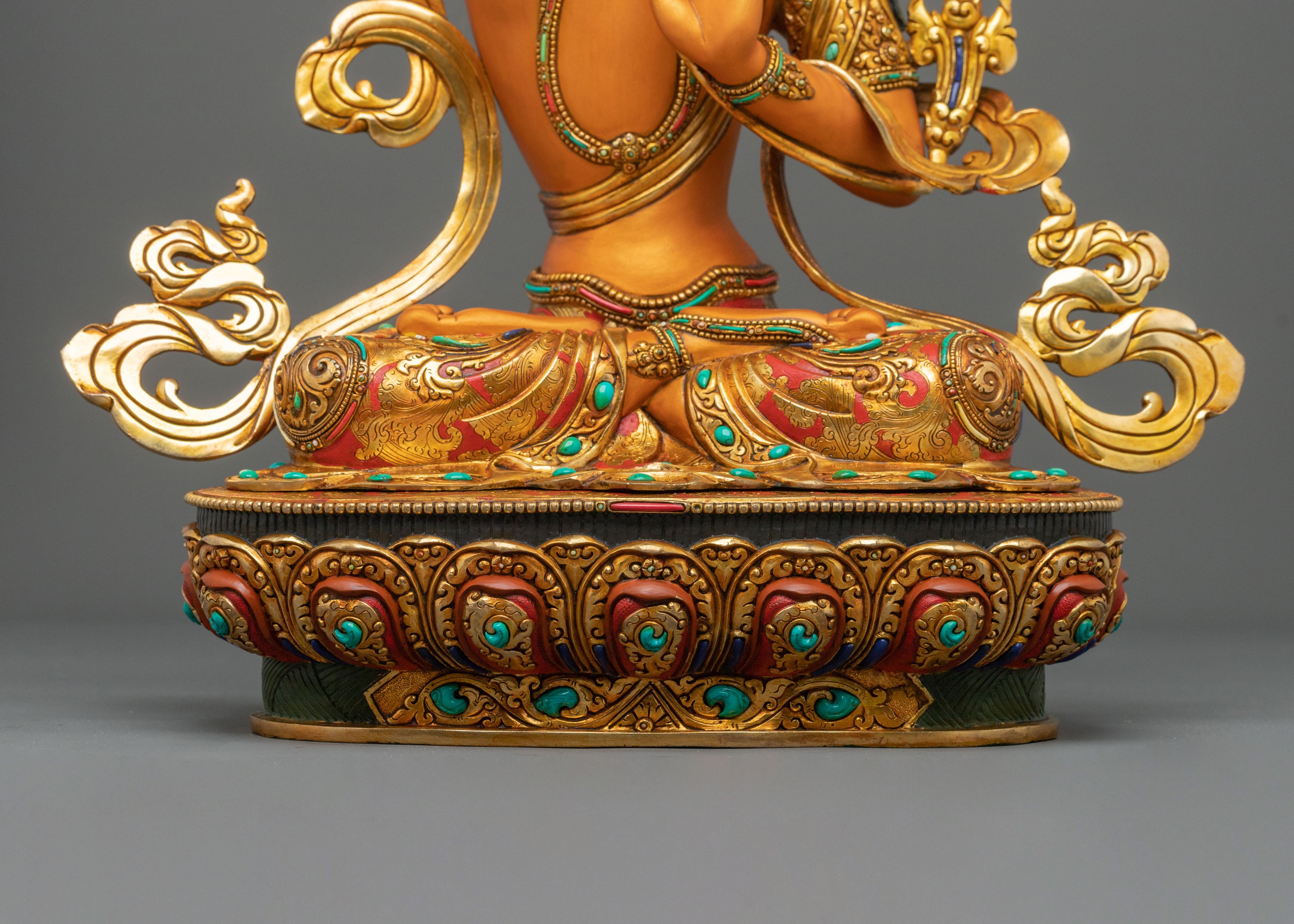 Manjughosa Sacred Statue | Tibetan Wisdom Deity