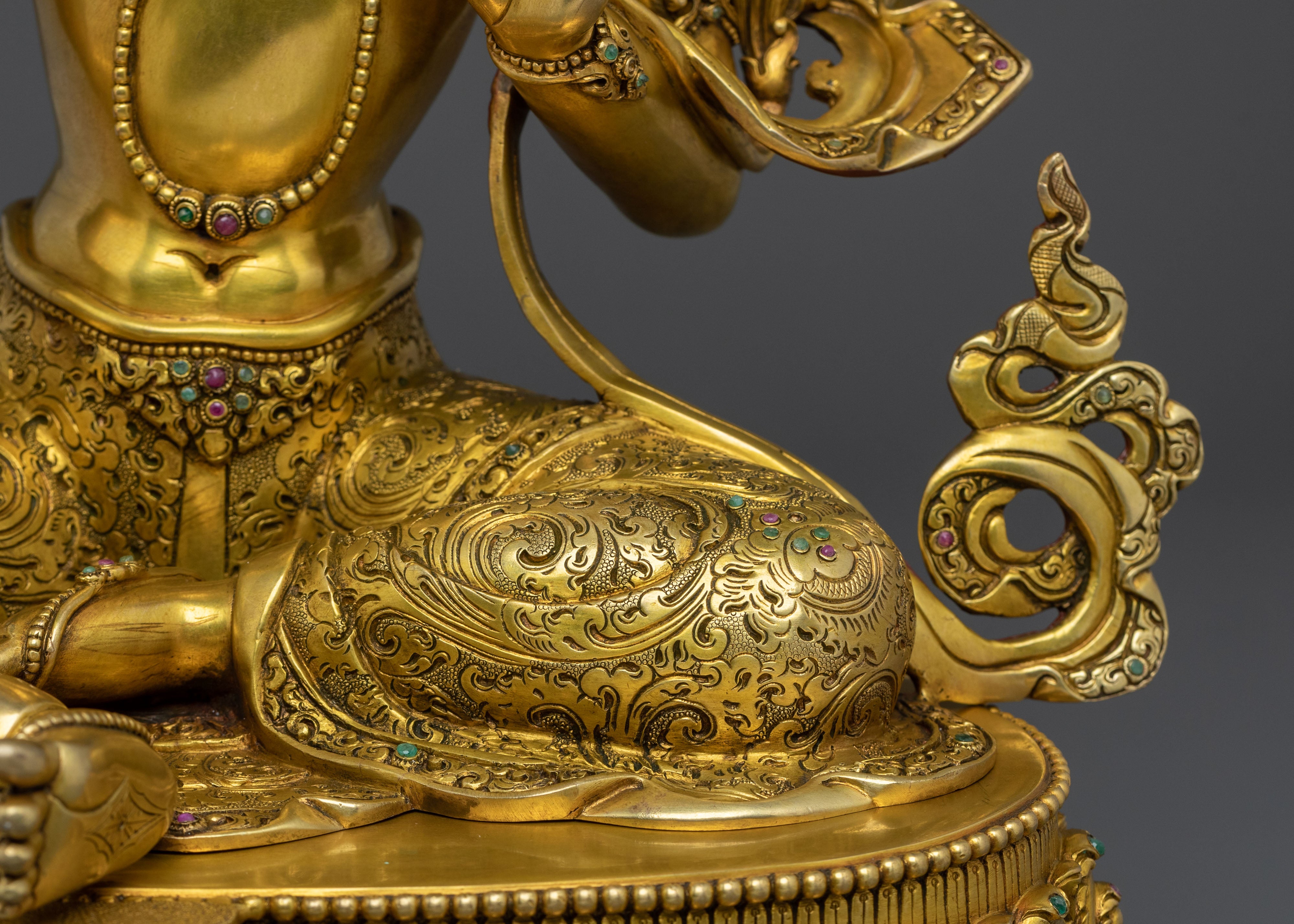 Tibetan Goddess Green Tara Statue | Buddhist Shrine