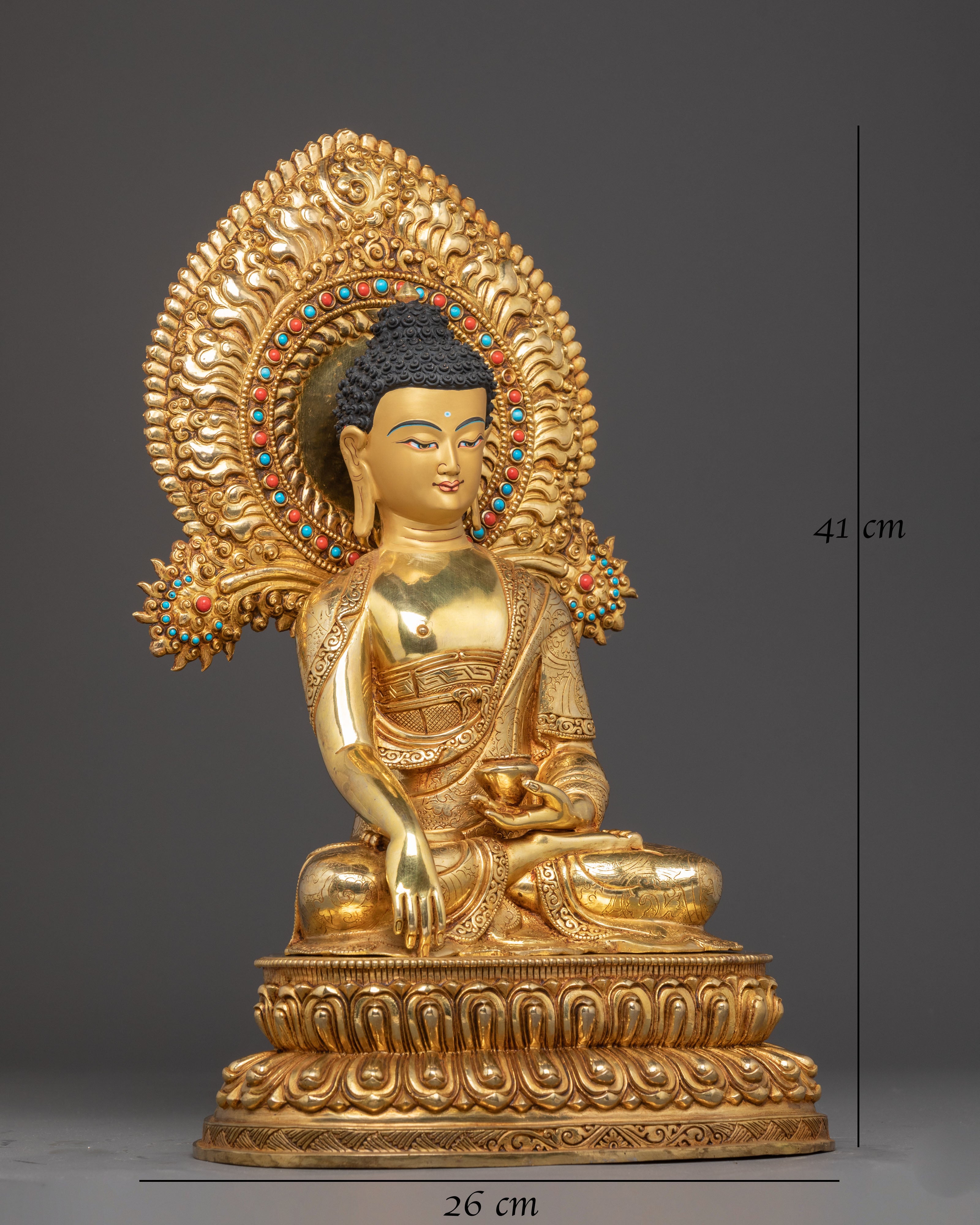 Handcrafted Gautama Buddha Statue of Knowledge and Power