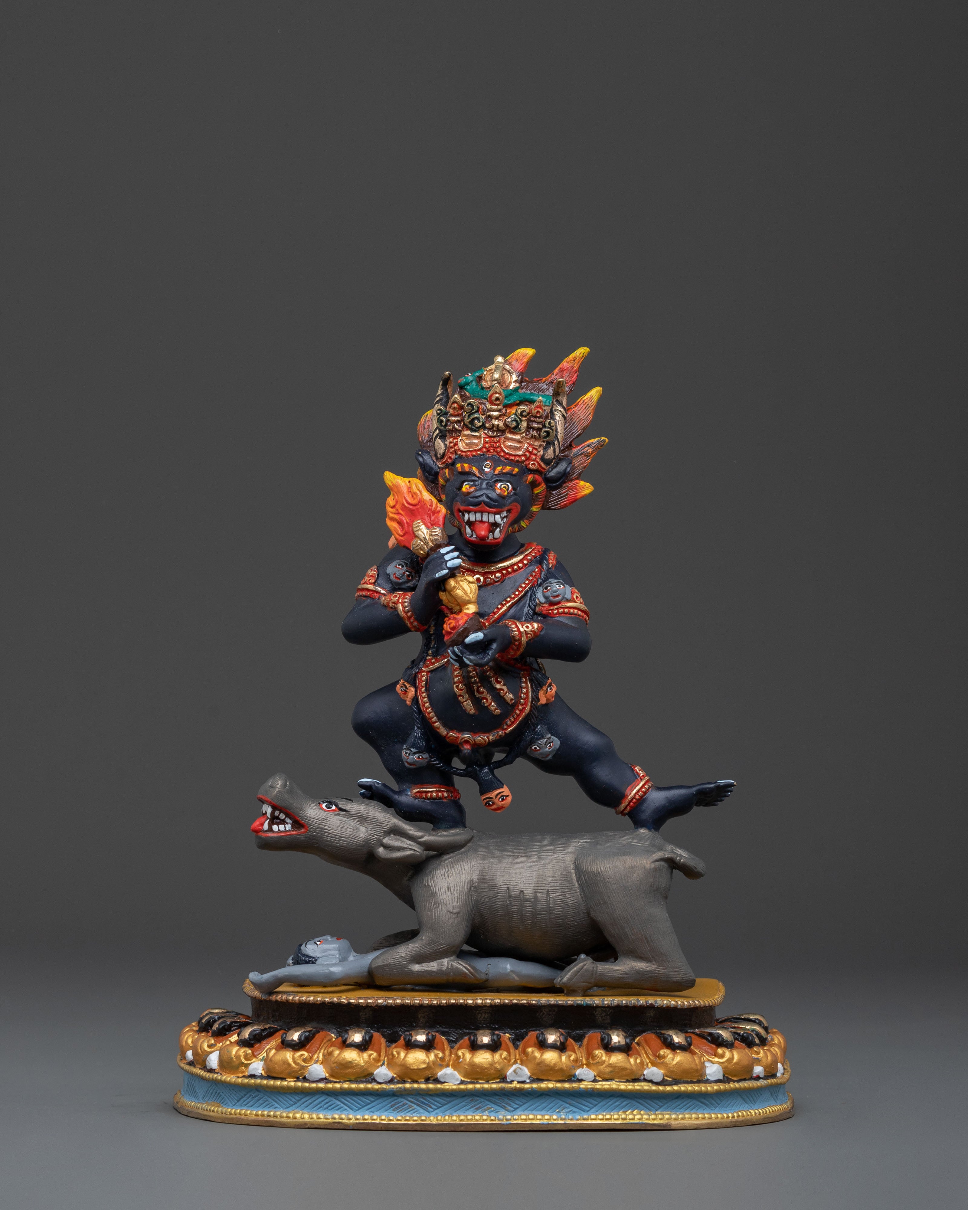 Yama Dharmaraja Statue | Wrathful Guardian Deity