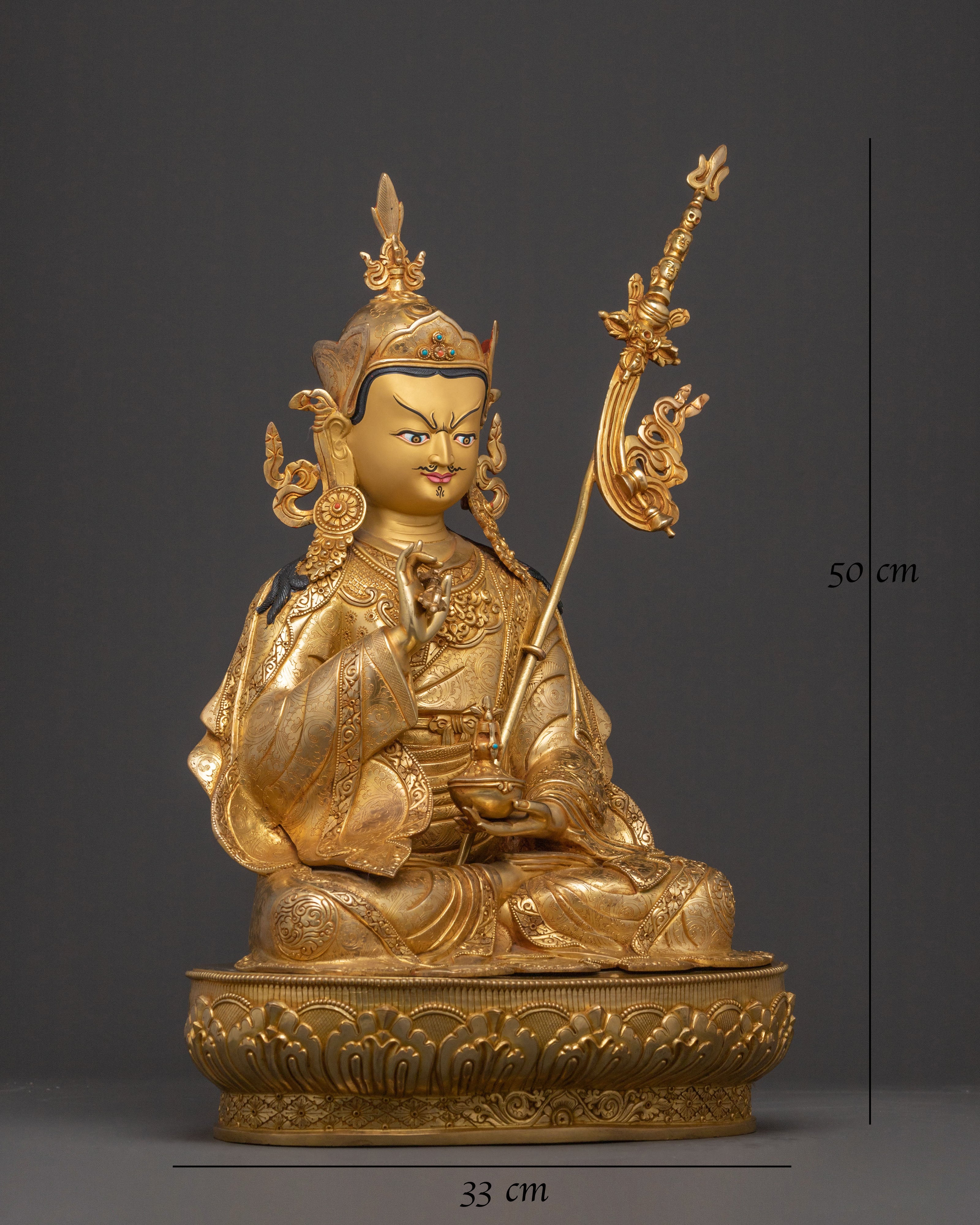 Handcrafted Guru Tsokye Dorje Sacred Statue