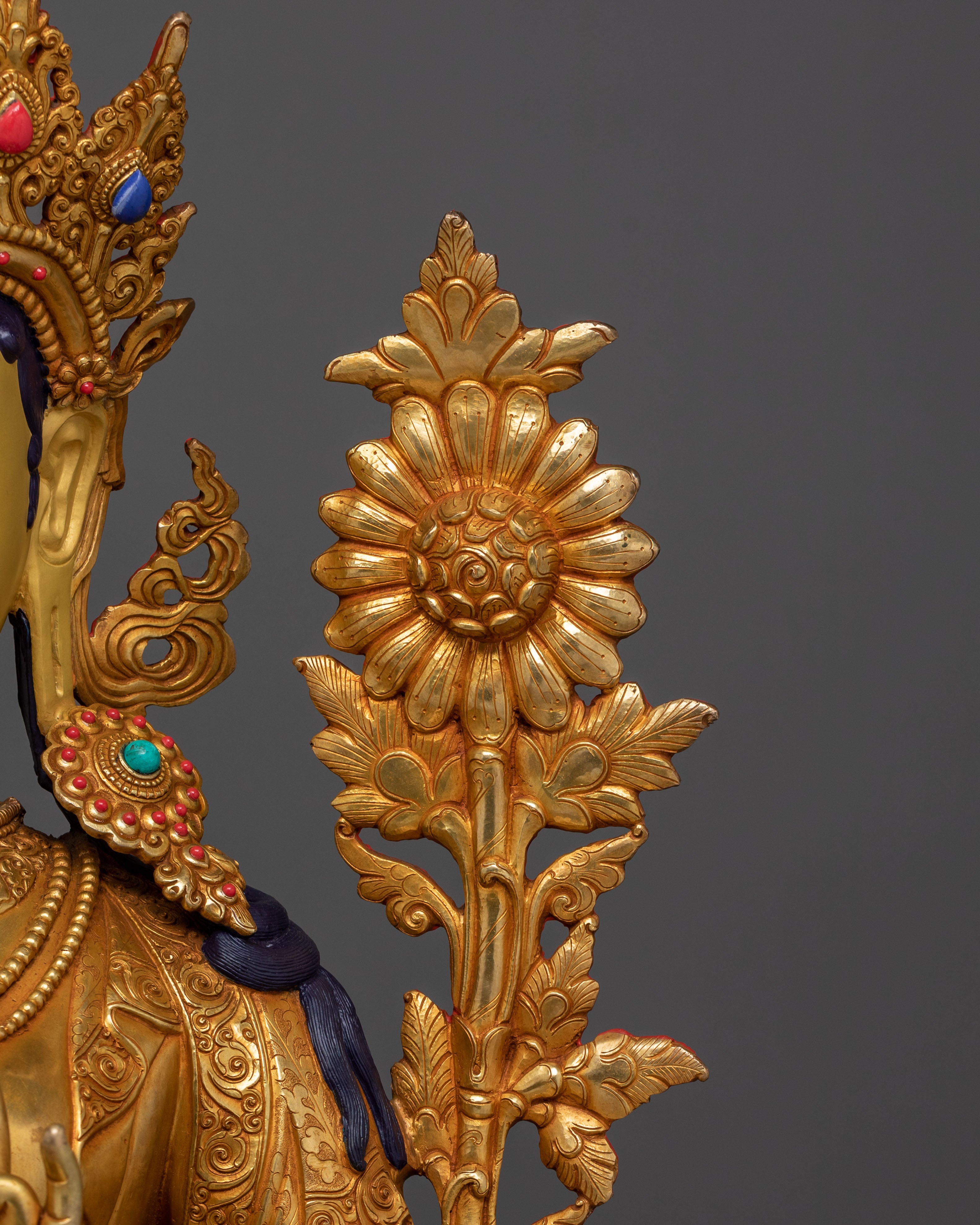 Green Tara Meditation Altar Statue | Symbol of Compassion and Liberation