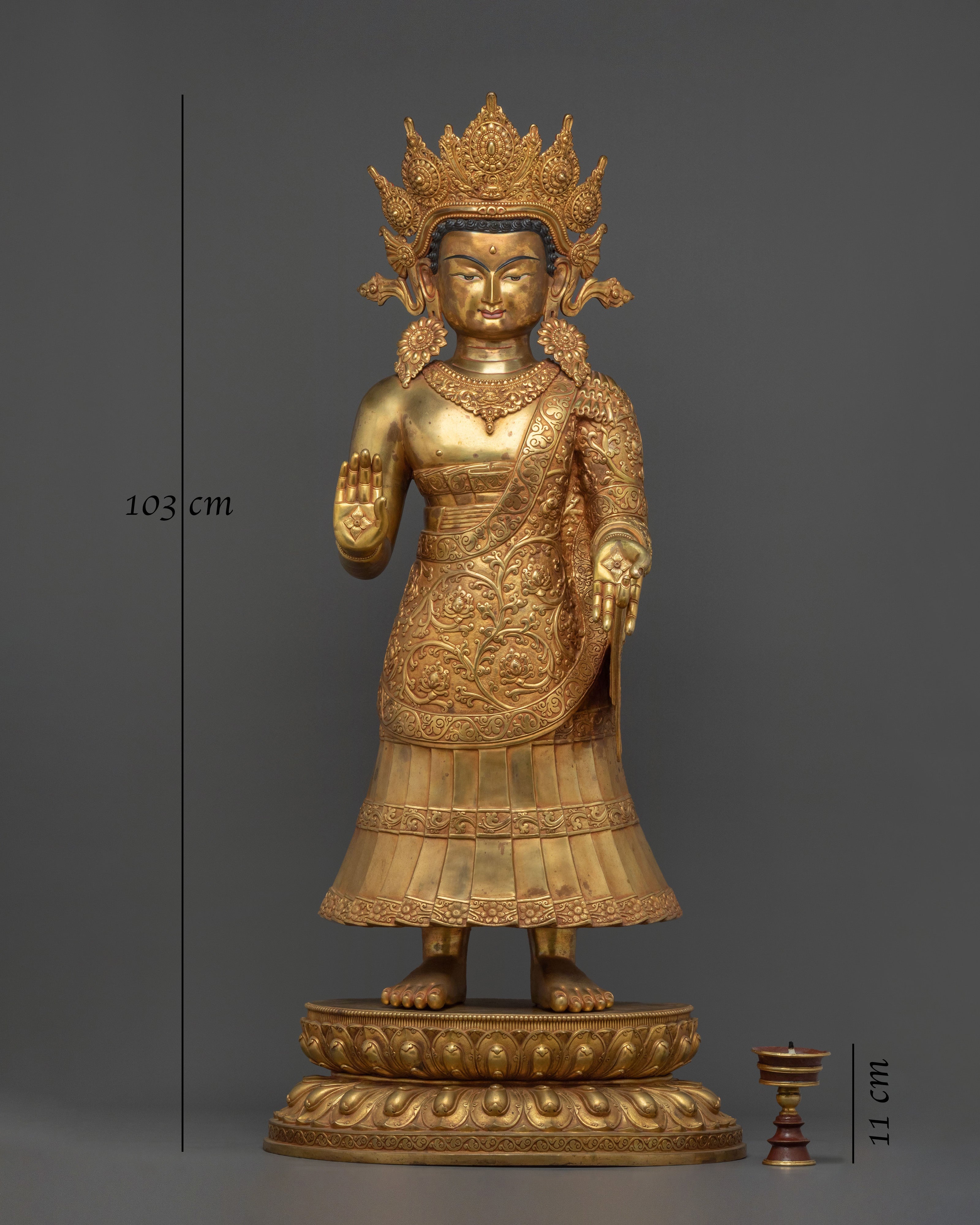 Dipankara Buddha Traditional Statue | Home Decor