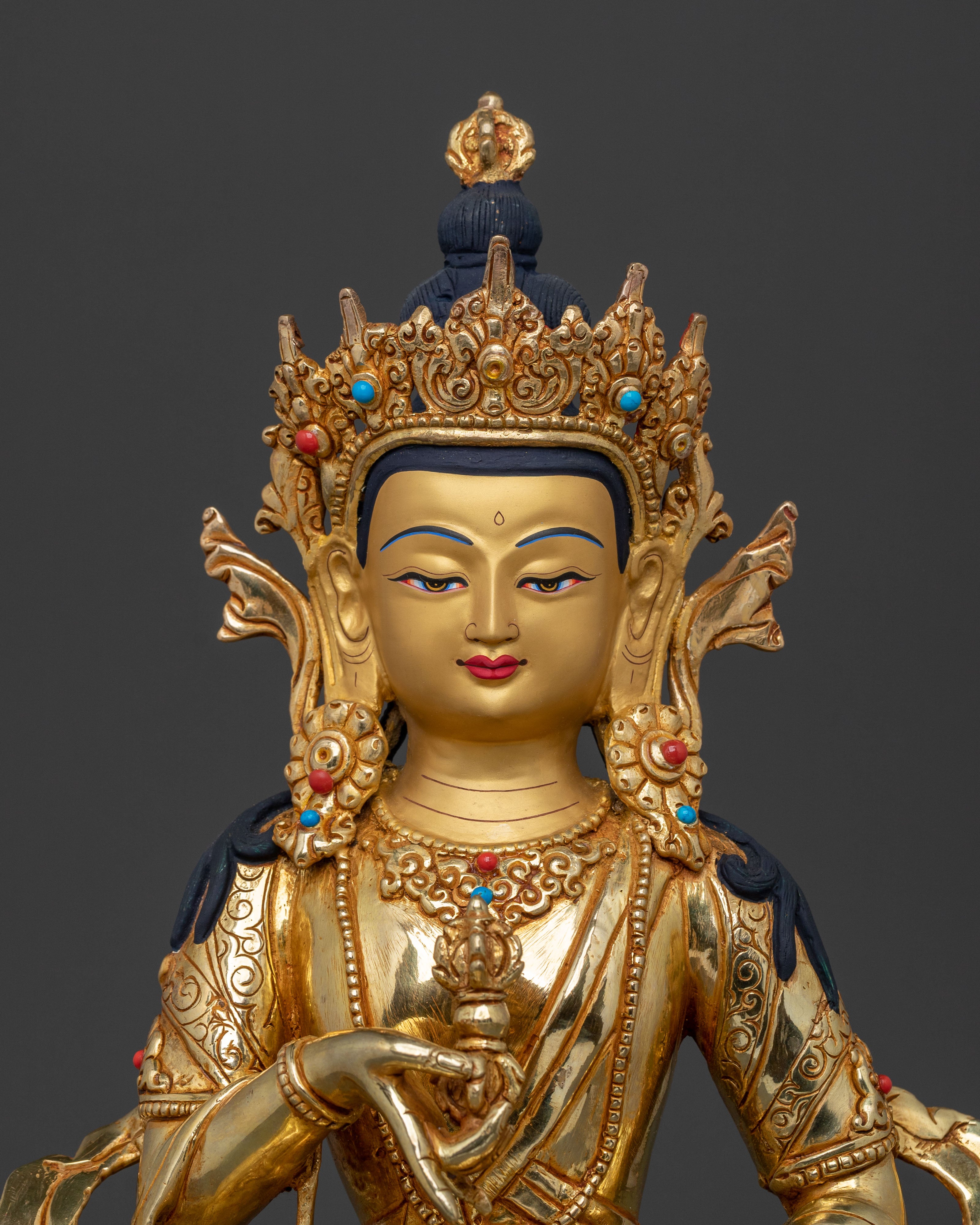 24K Gold Gilded Purification Figurine Vajrasattva