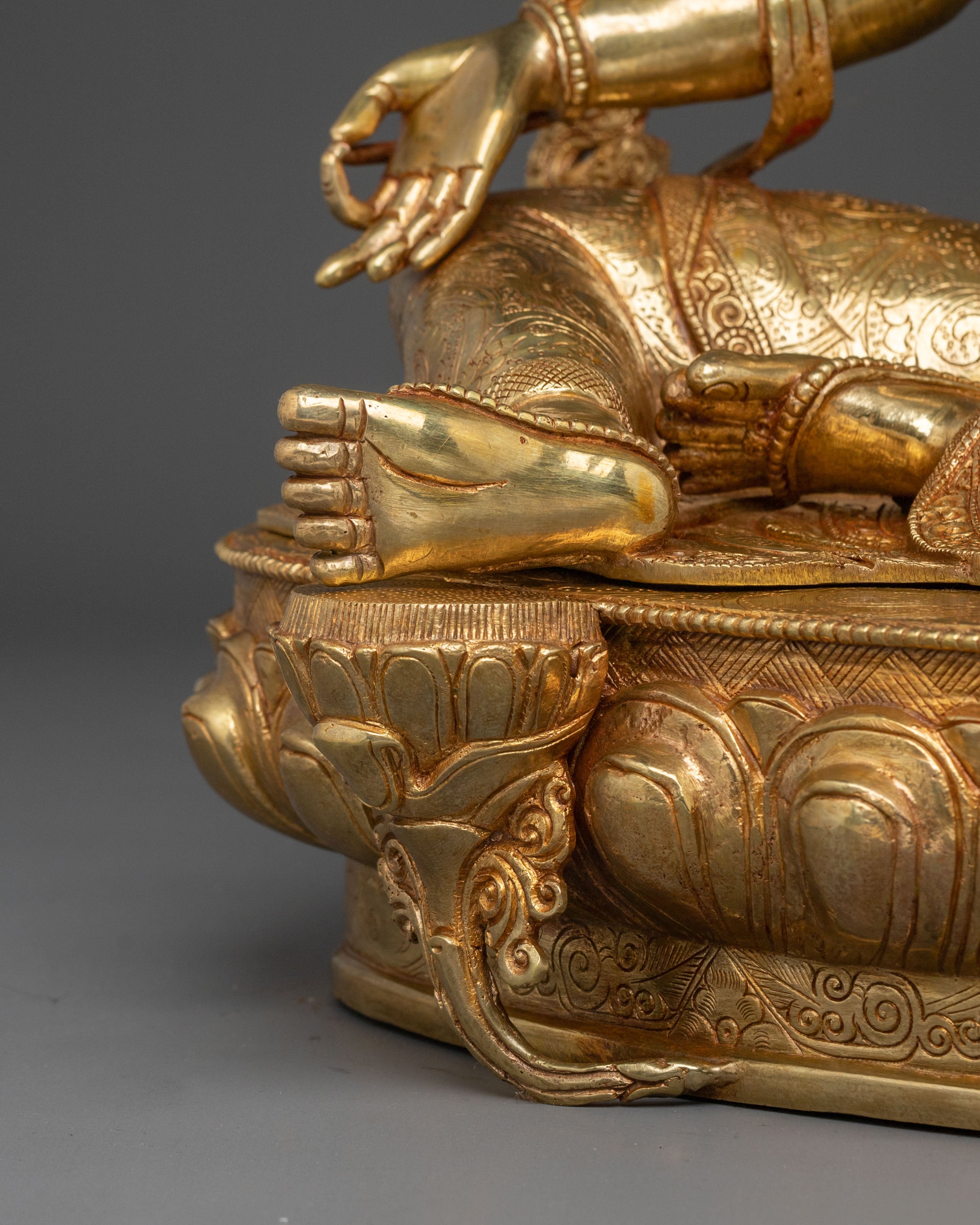 Goddess Green Tara Sacred Sculpture | Buddhist Goddess of Compassion