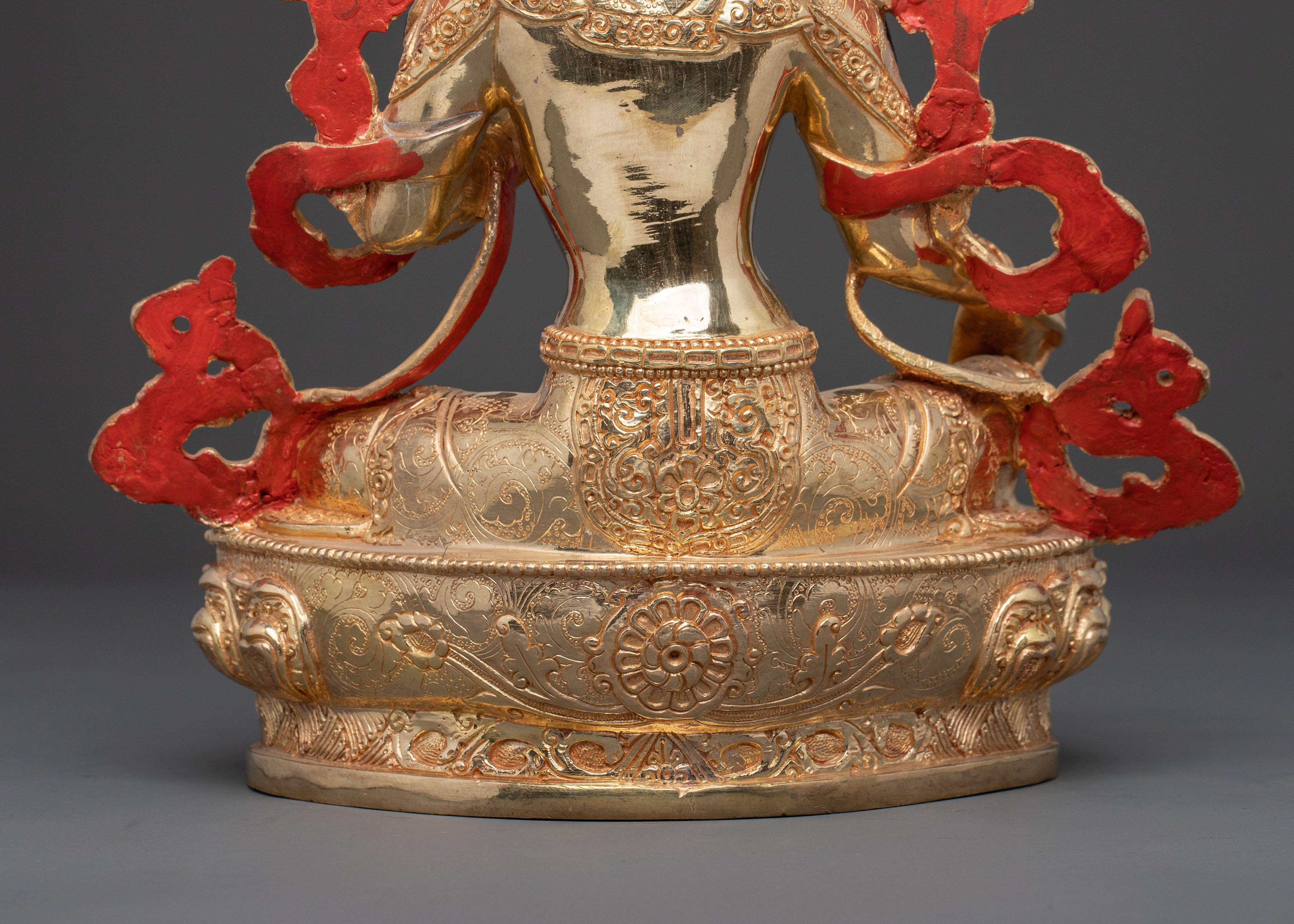 Mother Green Tara | 24K Gold Gilded Sculpture