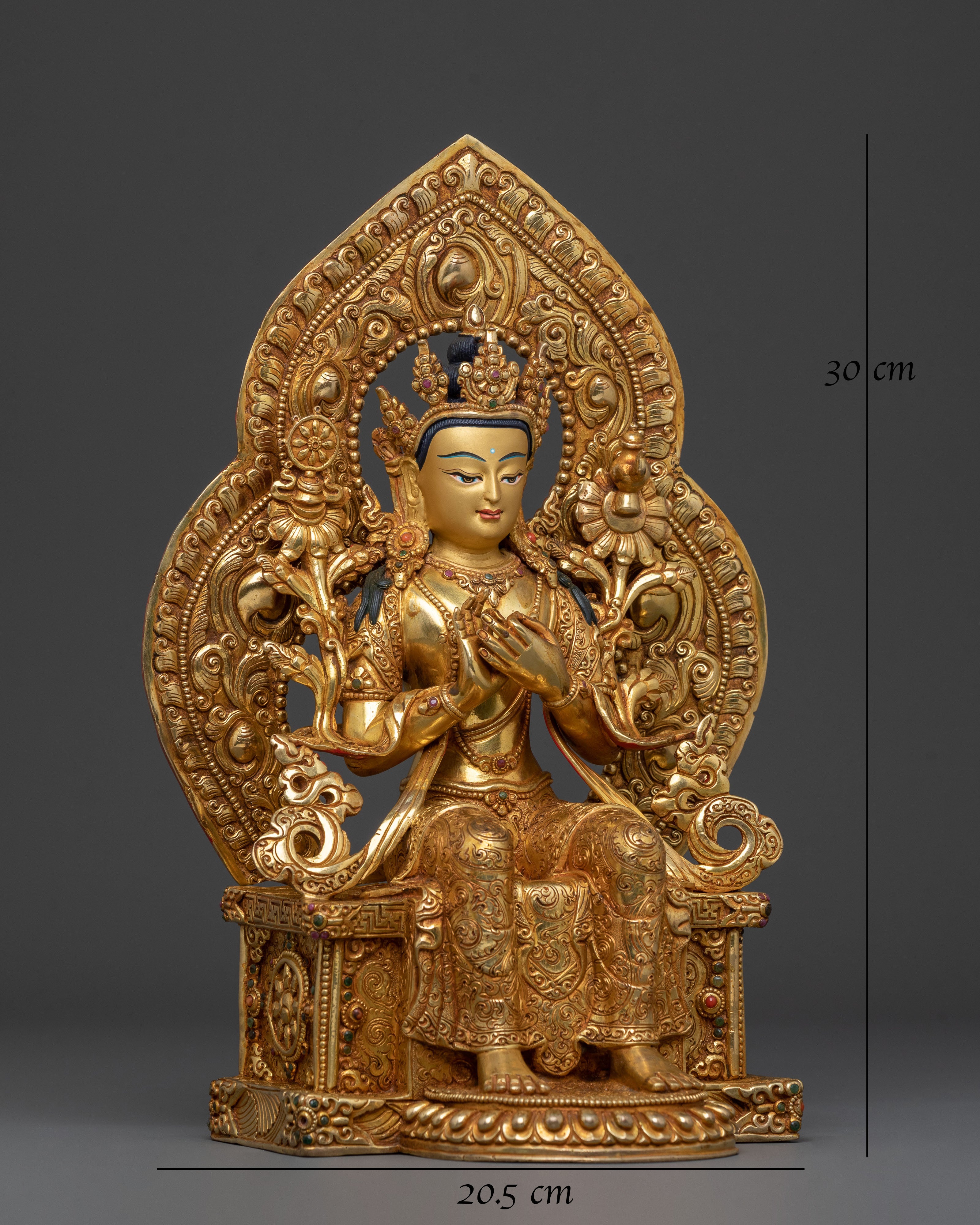 Sacred Statue of Maitreya Buddha | Meditation Altar Decor
