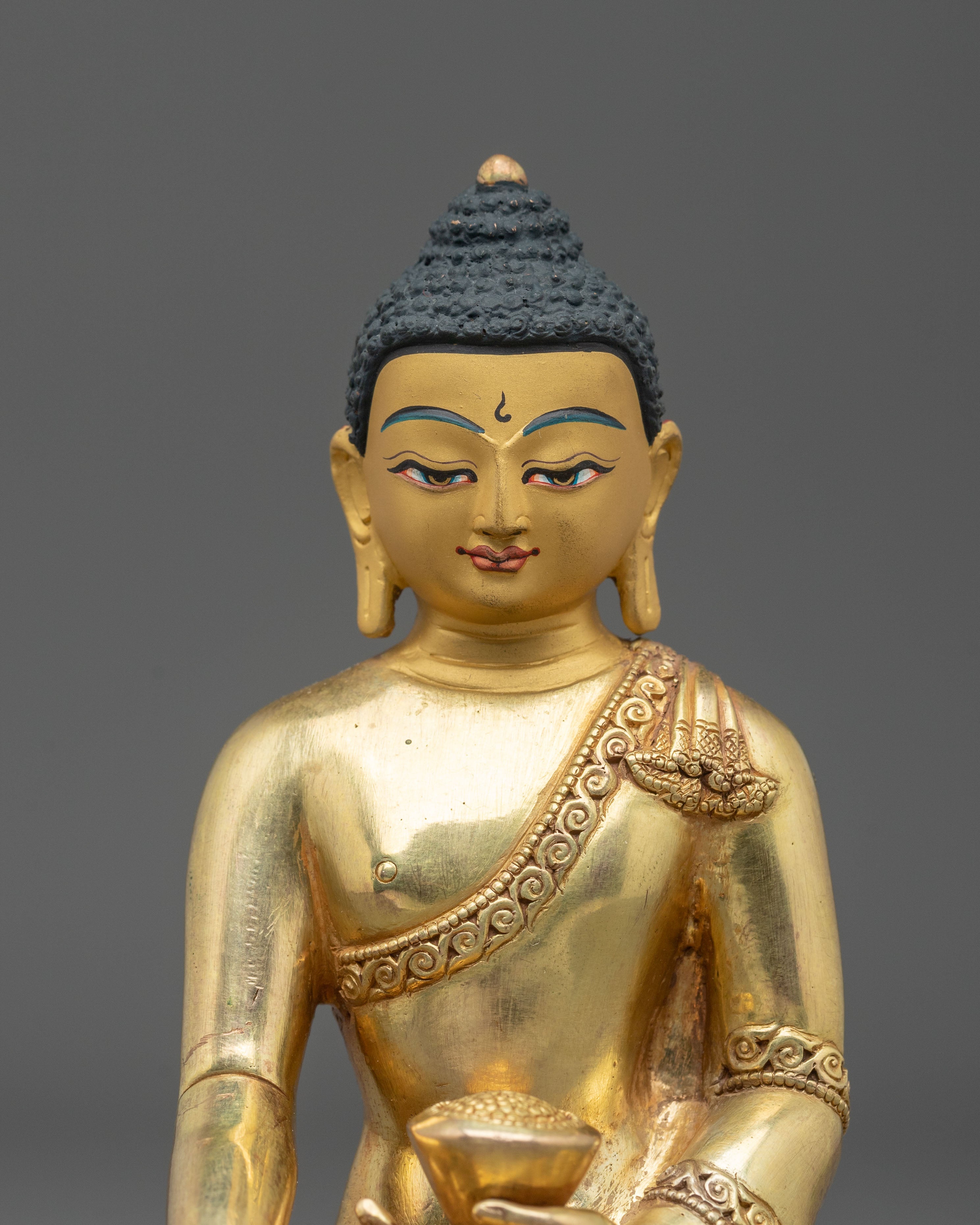 Hand-Carved Shakyamuni Buddha Statue | Copper Figurine
