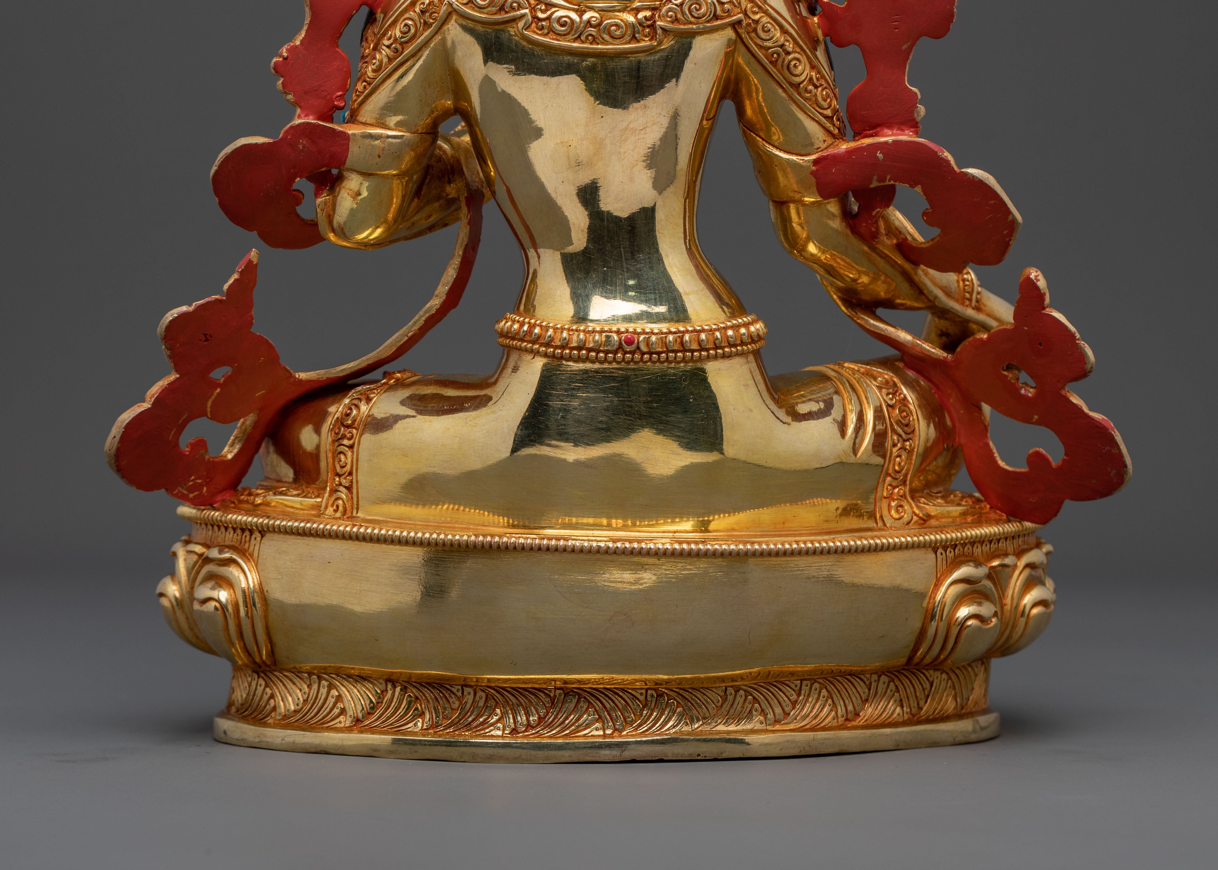 Tibetan Buddhist Goddess Green Tara Figurine | Goddess of Compassion