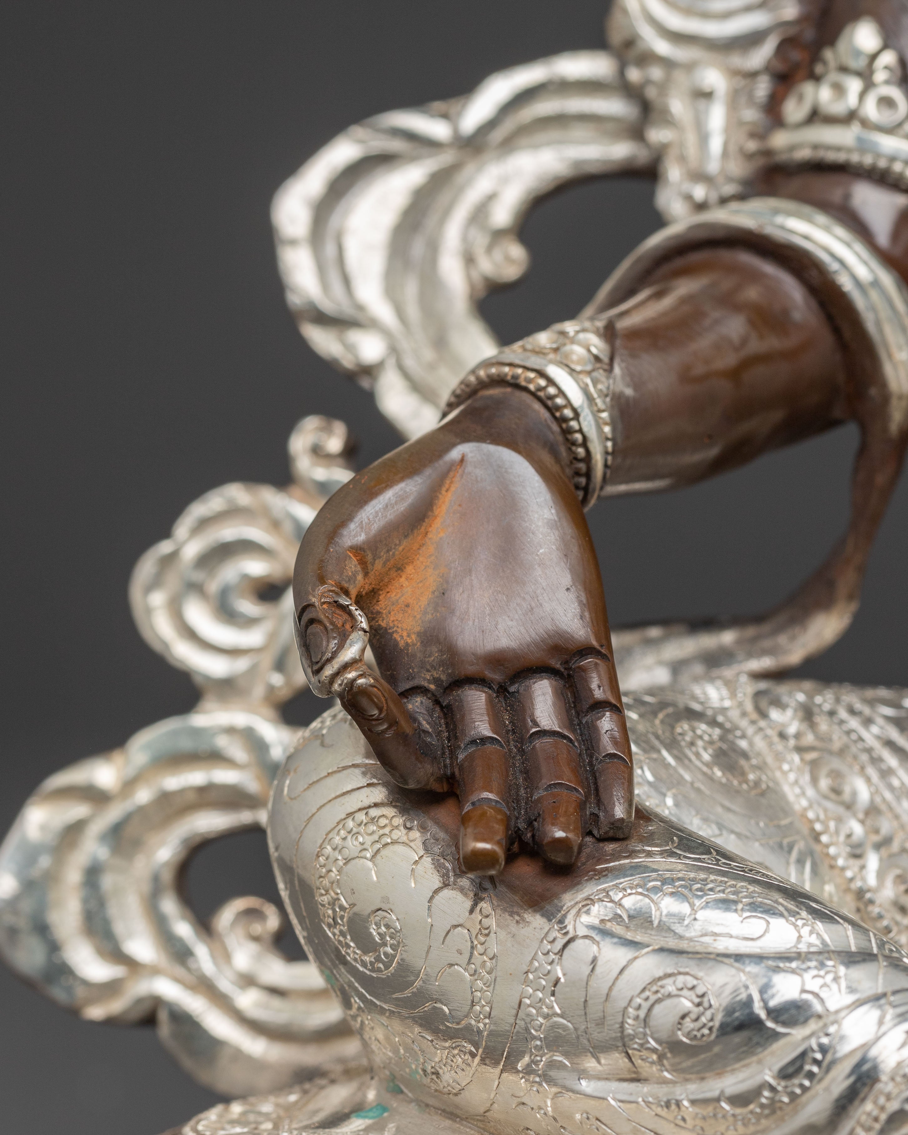 Green Tara Oxidized Copper Artwork | Mother of Liberation