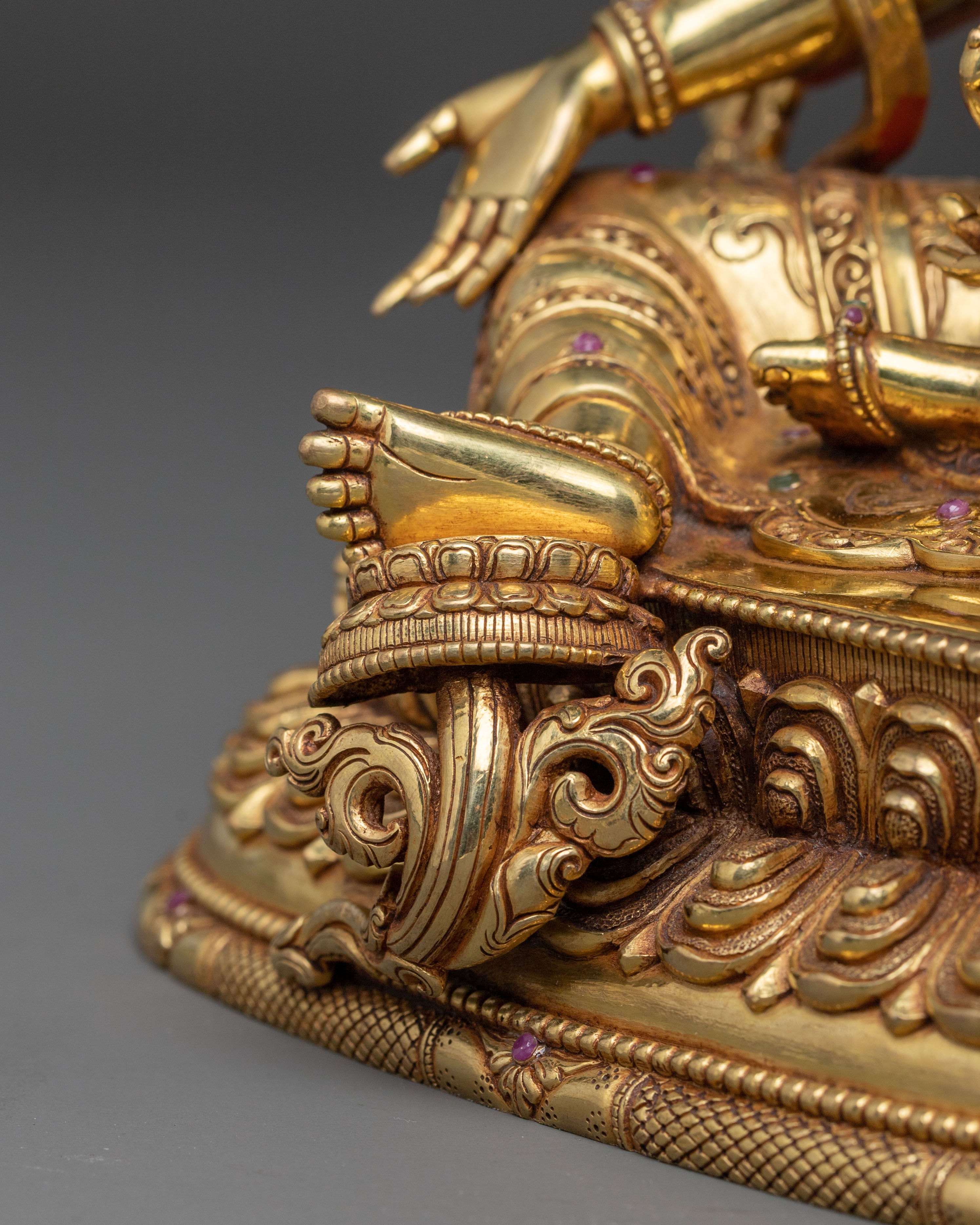 Handcrafted Vasudhara Statue: Goddess of Wealth