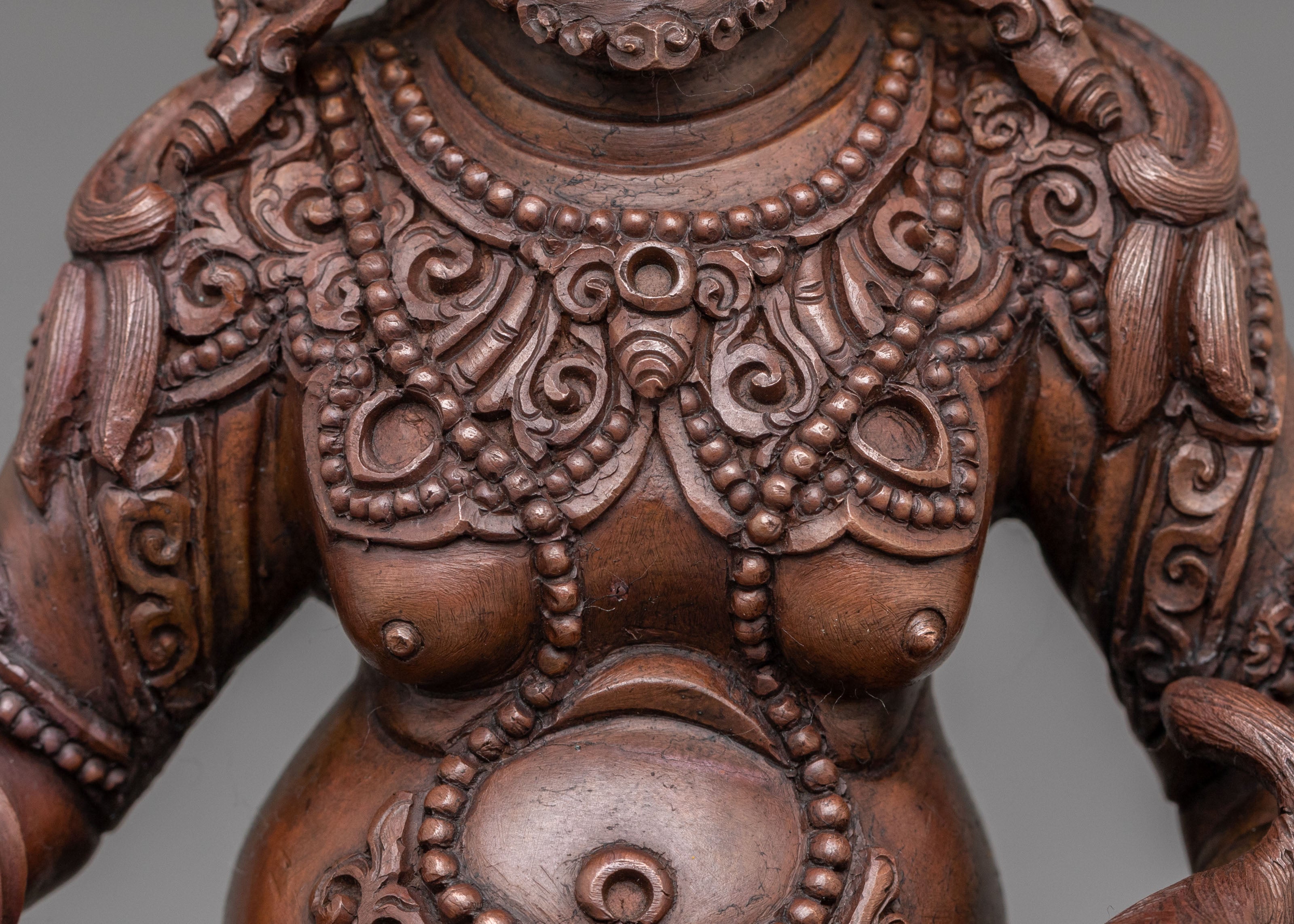 Dzambhala Oxidized Statue | Buddhist God of Wealth