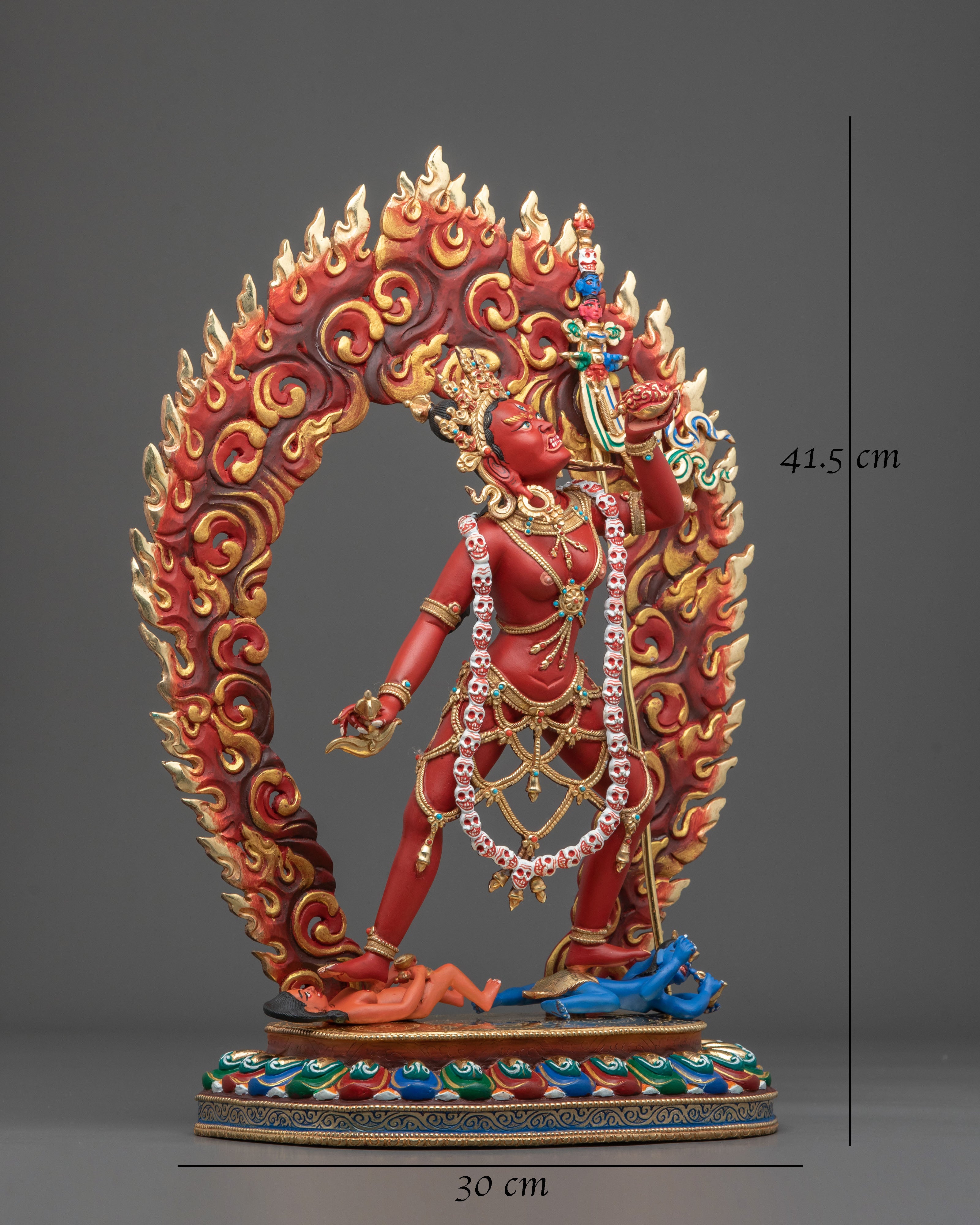Tibetan Dakini Vajrayogini Spiritual Figurine | Sacred Protector of Vajrayana Buddhism