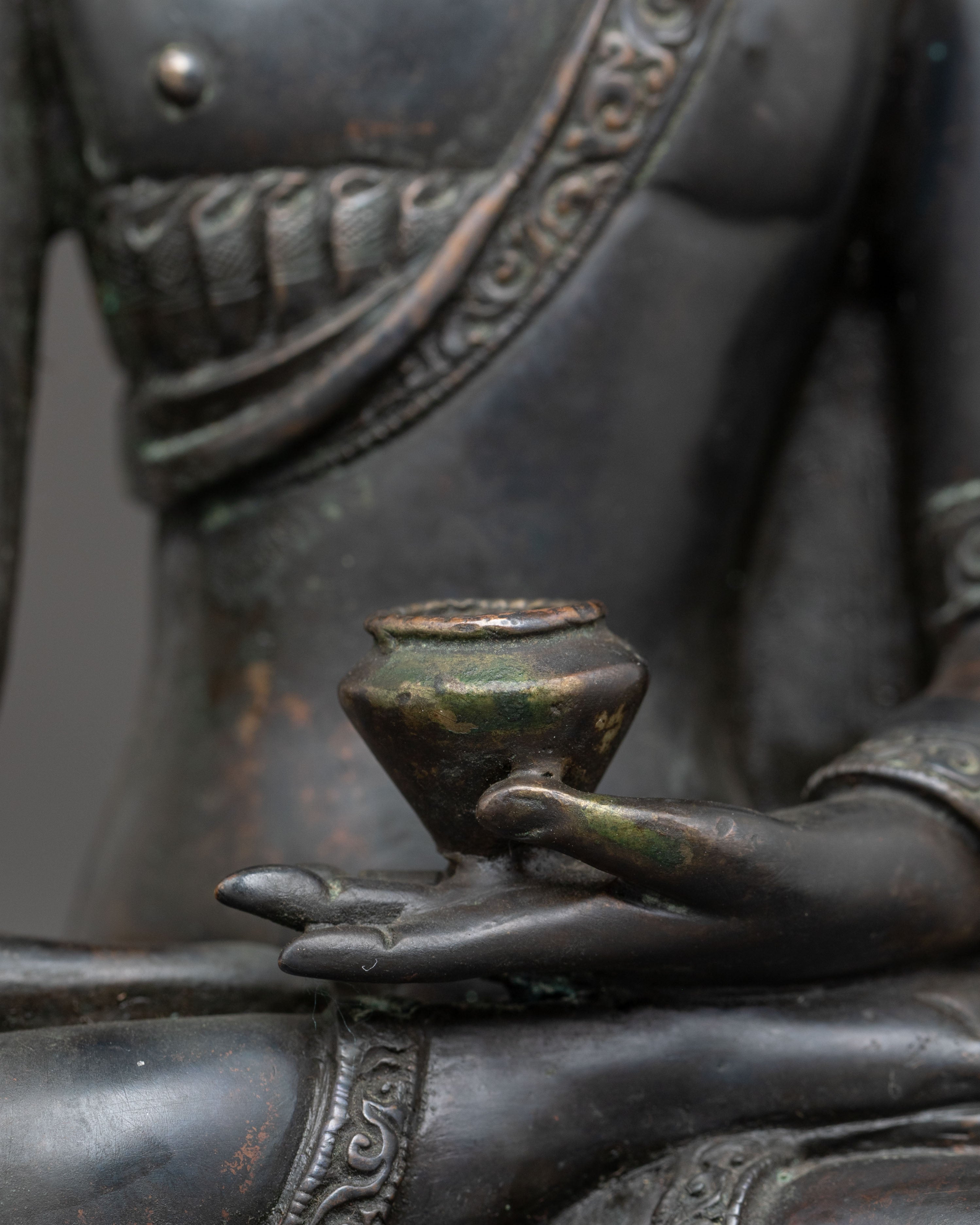 Handmade Copper Shakyamuni Buddha Statue | The Awakened One
