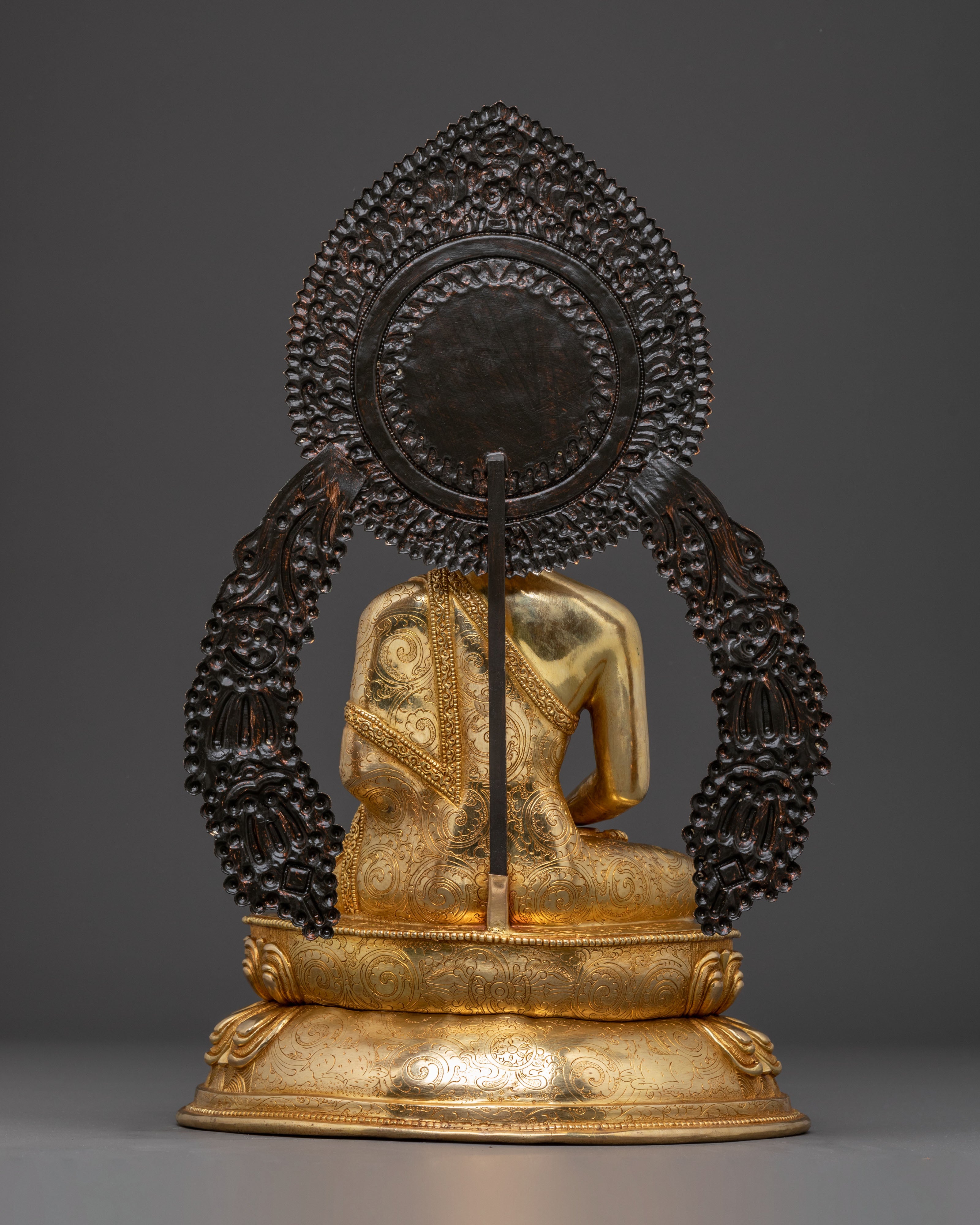 Handmade Amitabha Golden Statue: The Great 48 Vows