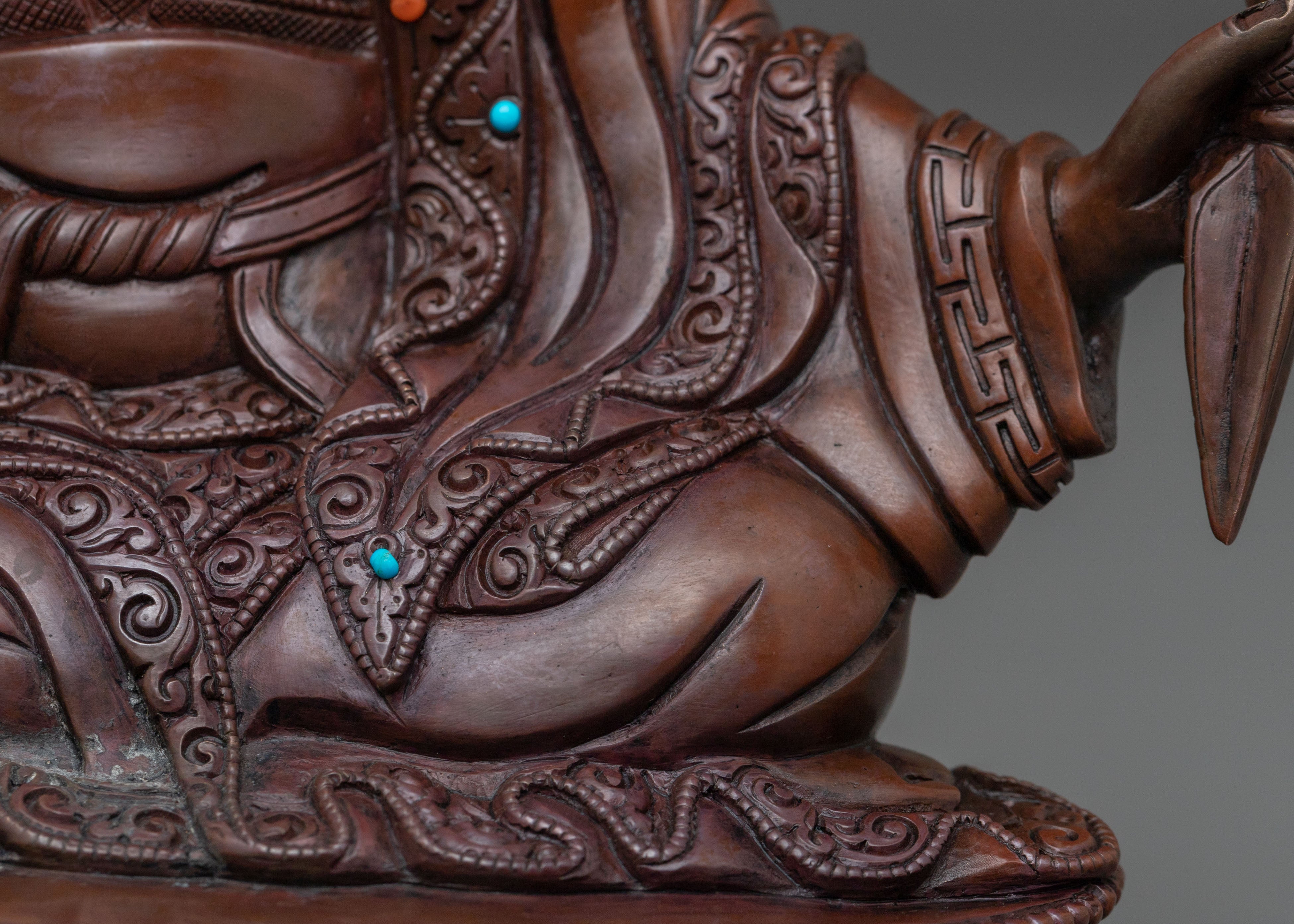 Karma Pakshi Handcrafted Statue: Second Karmapa of the Kagyu Lineage