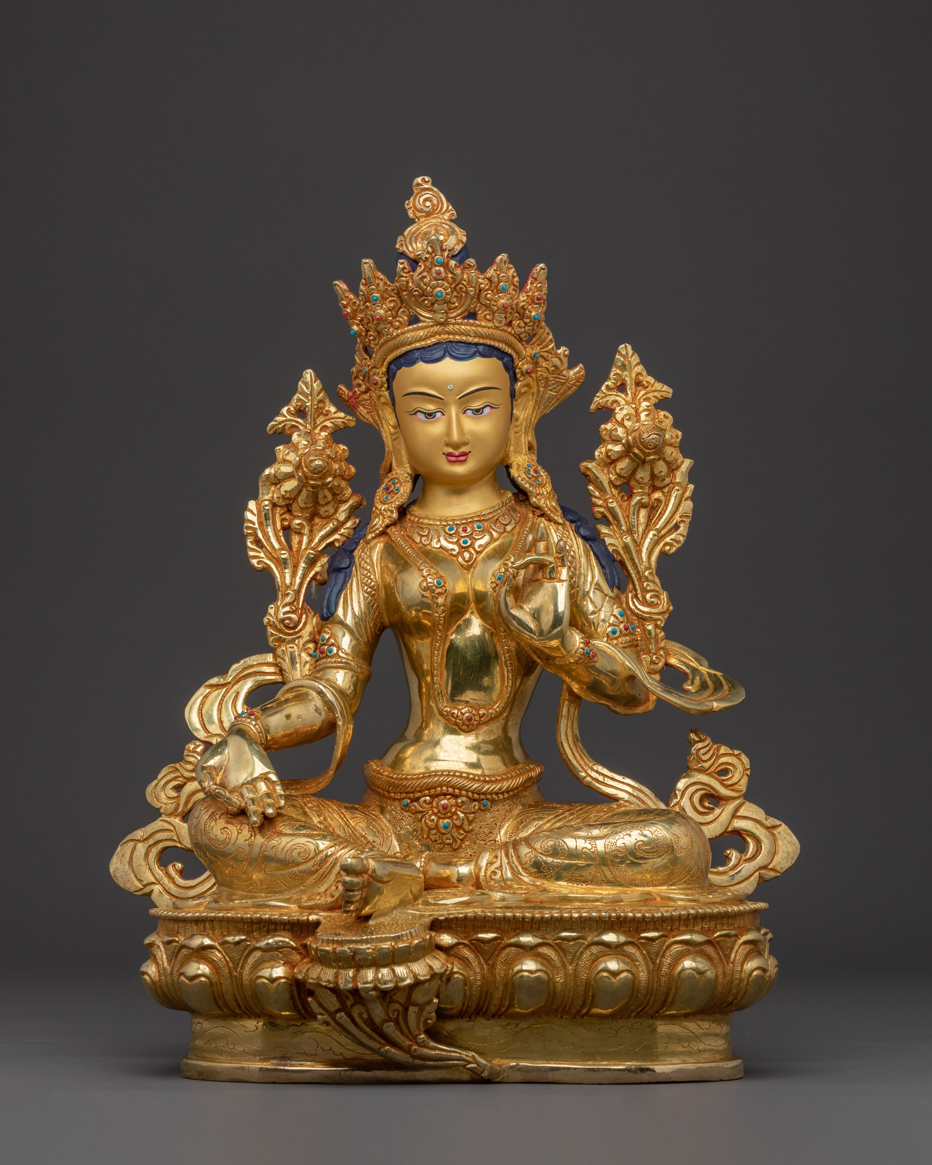 Green Tara Statue