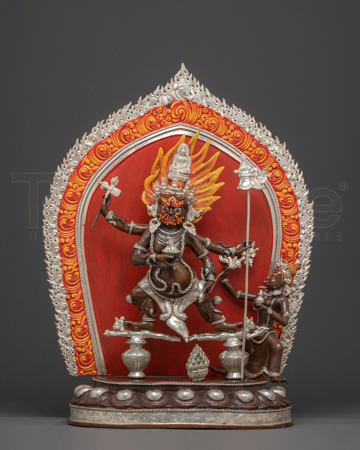 Black Dzambhala Statue