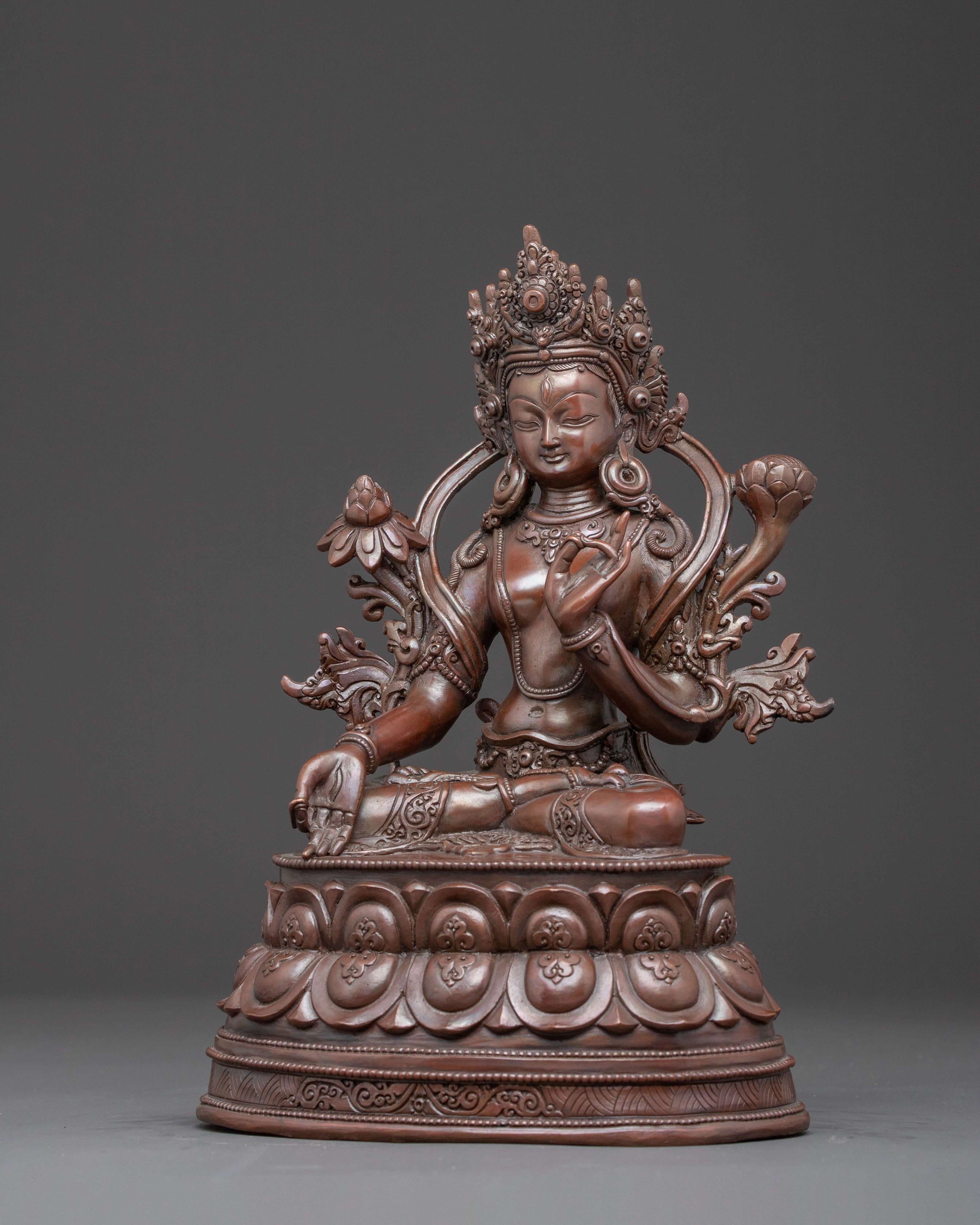 White Tara Handmade Sculpture | Goddess of Healing and Longevity