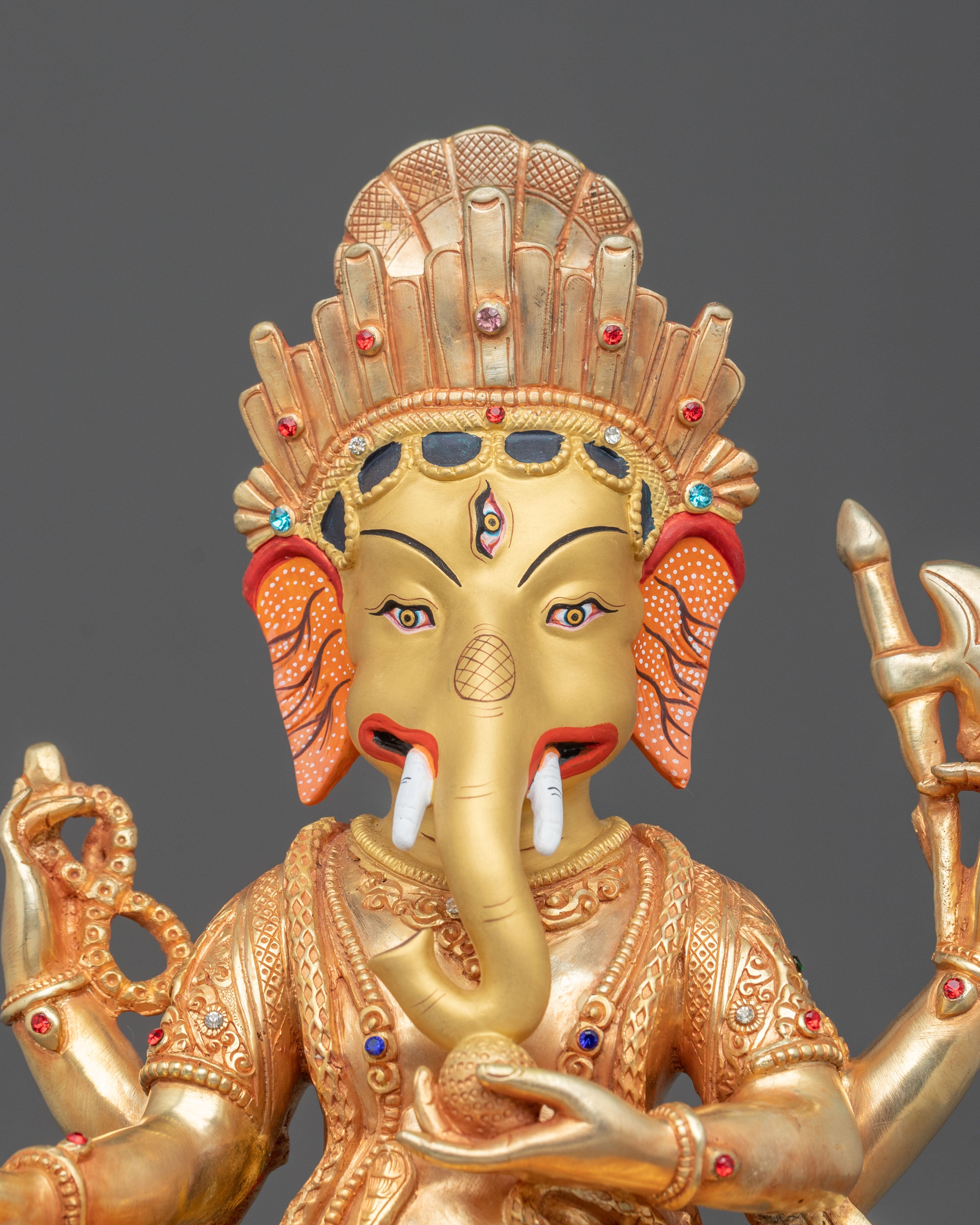 Elephant-Headed Hindu God Ganesha Statue | Home Decor